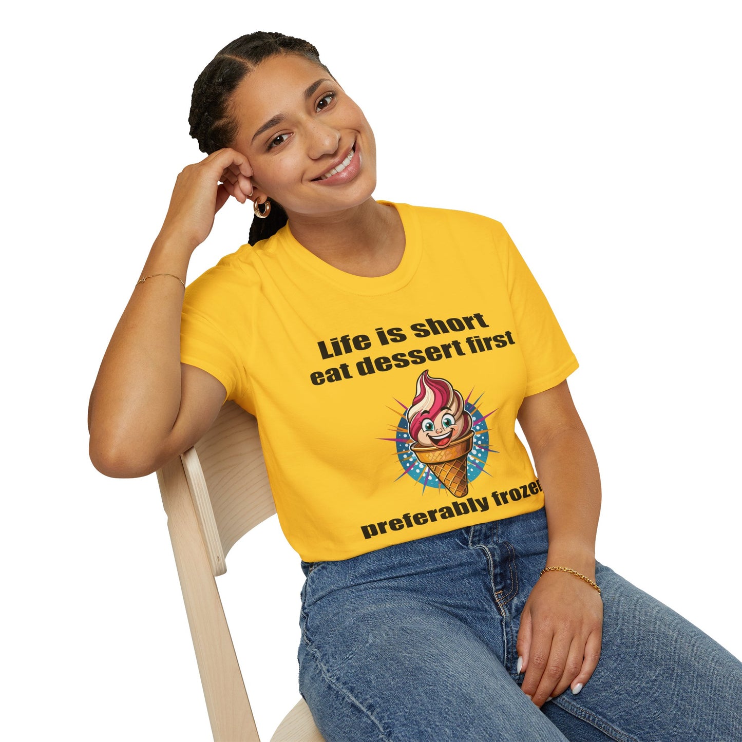 Food Tees, Funny Food T Shirts, Funny T Shirts, Shirt with Food, Junk Food Tees, Shirt with Ice Cream, Ice Cream T-Shirt