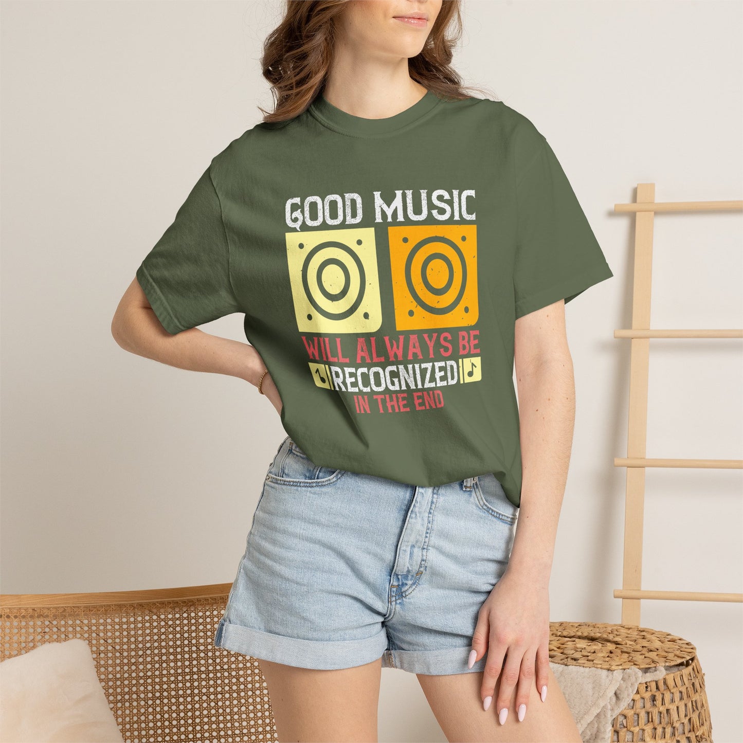 Music Graphic Design Unisex Cotton T-shirt m2