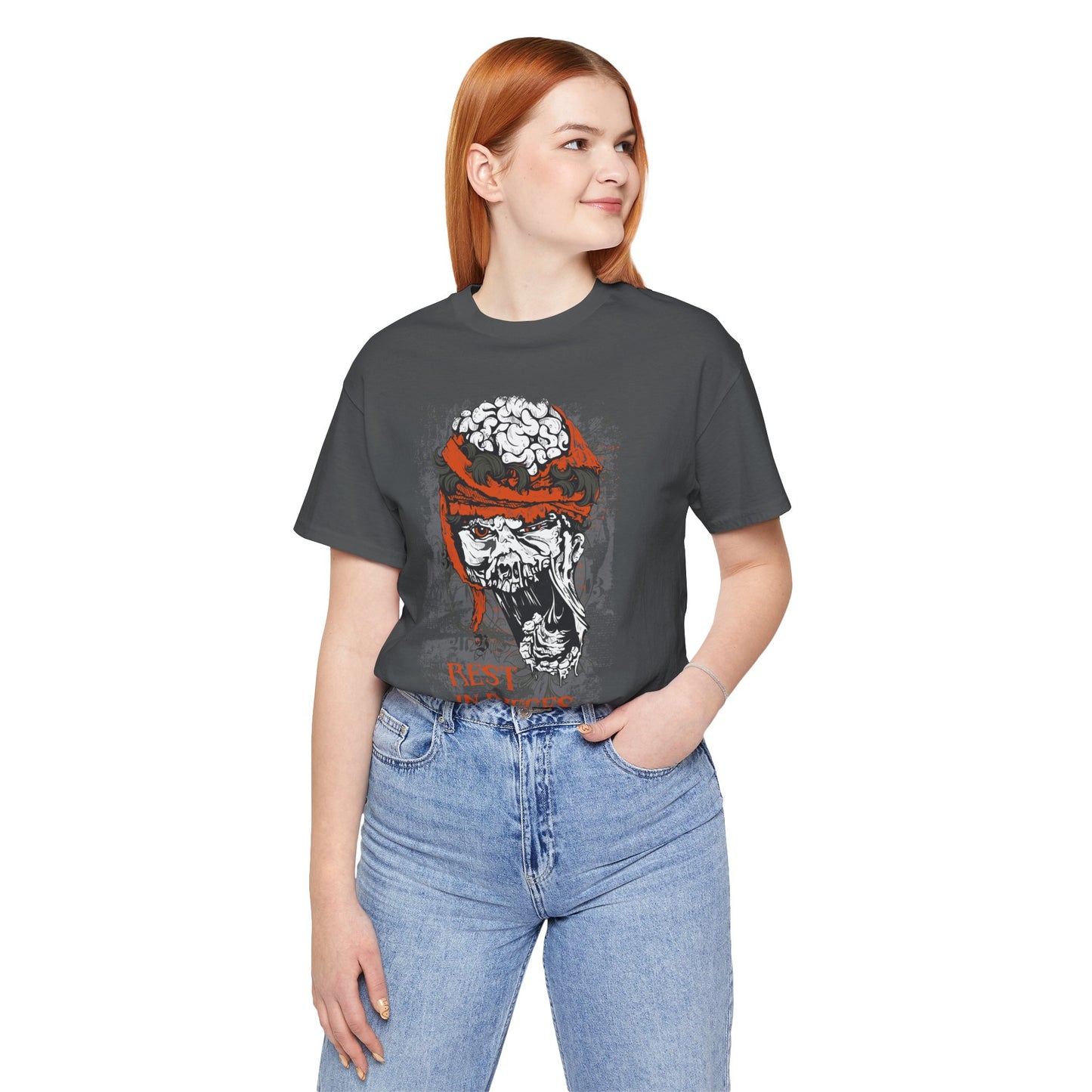 Skull Graphic Unisex Cotton T-Shirt r10