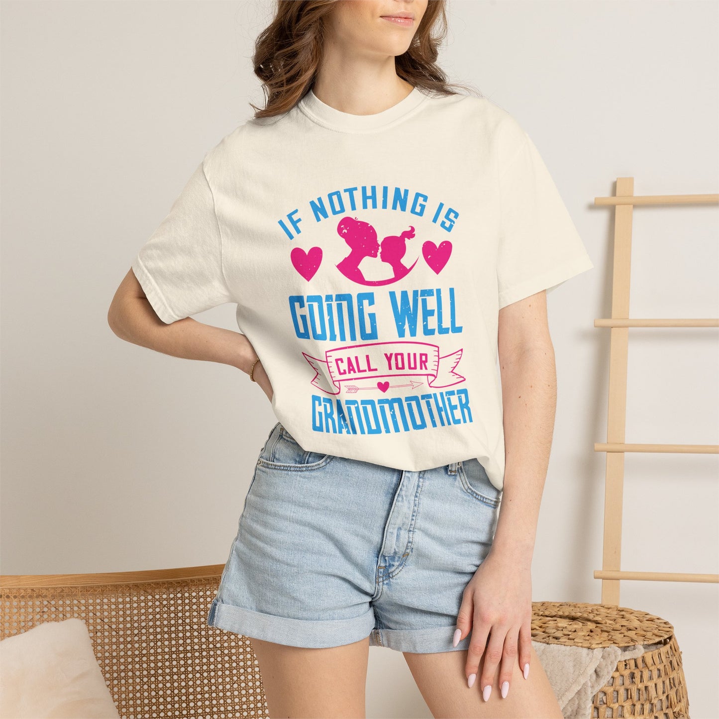 Grandma T-shirt Mother Day Mama Tee Unisex Comfort Colors Garment-Dyed Cotton h76