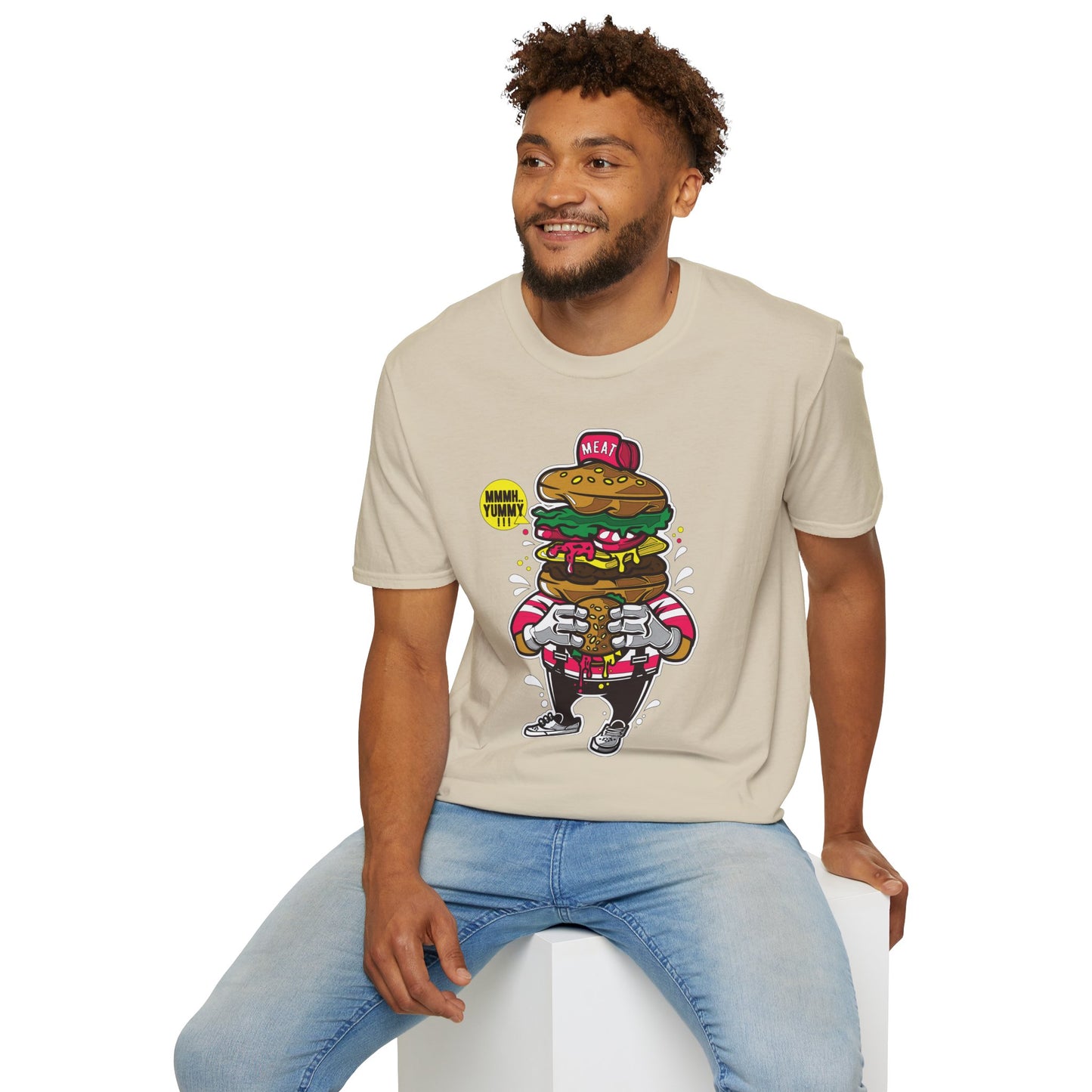 Cartoon T Shirt Animation T Shirt Funny Tee Unisex Gildan Softstyle 64000 Ring Spun Cotton