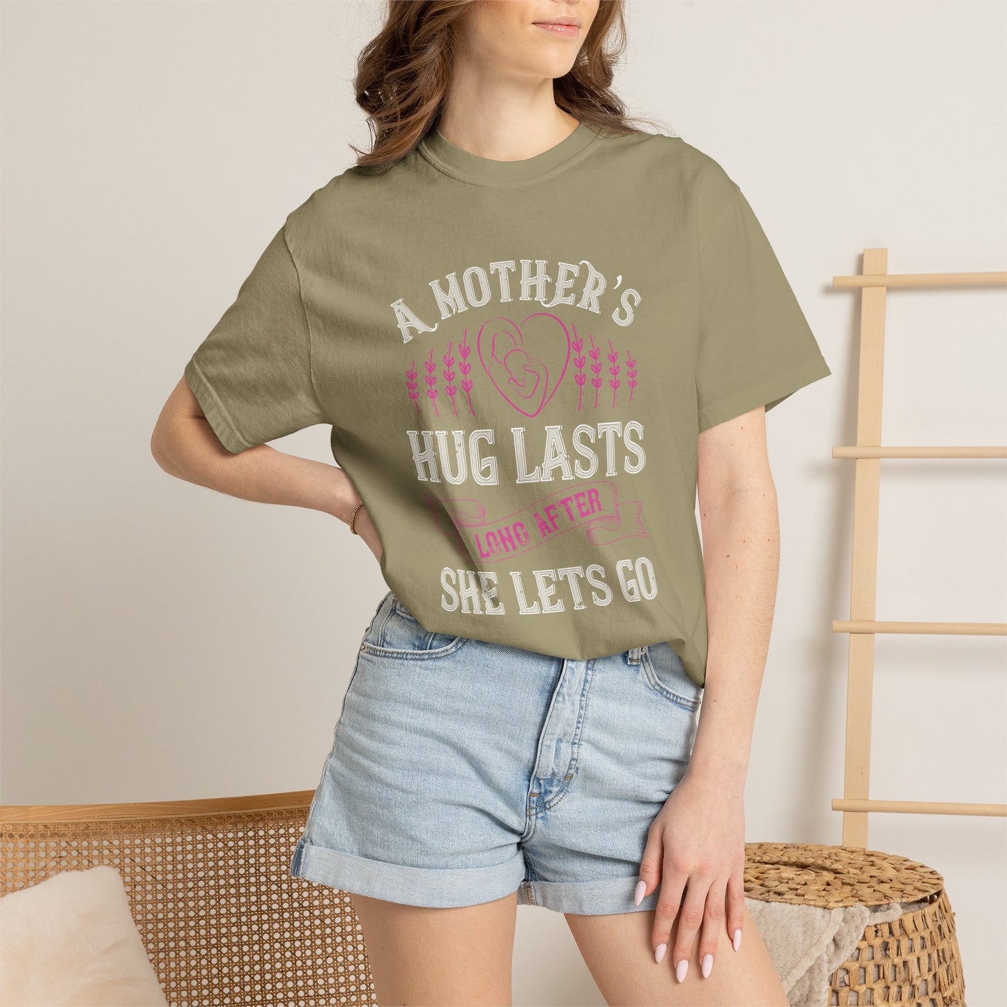 Mom T-shirt Mother Day Mama Tee Unisex Comfort Colors Garment-Dyed Cotton h58