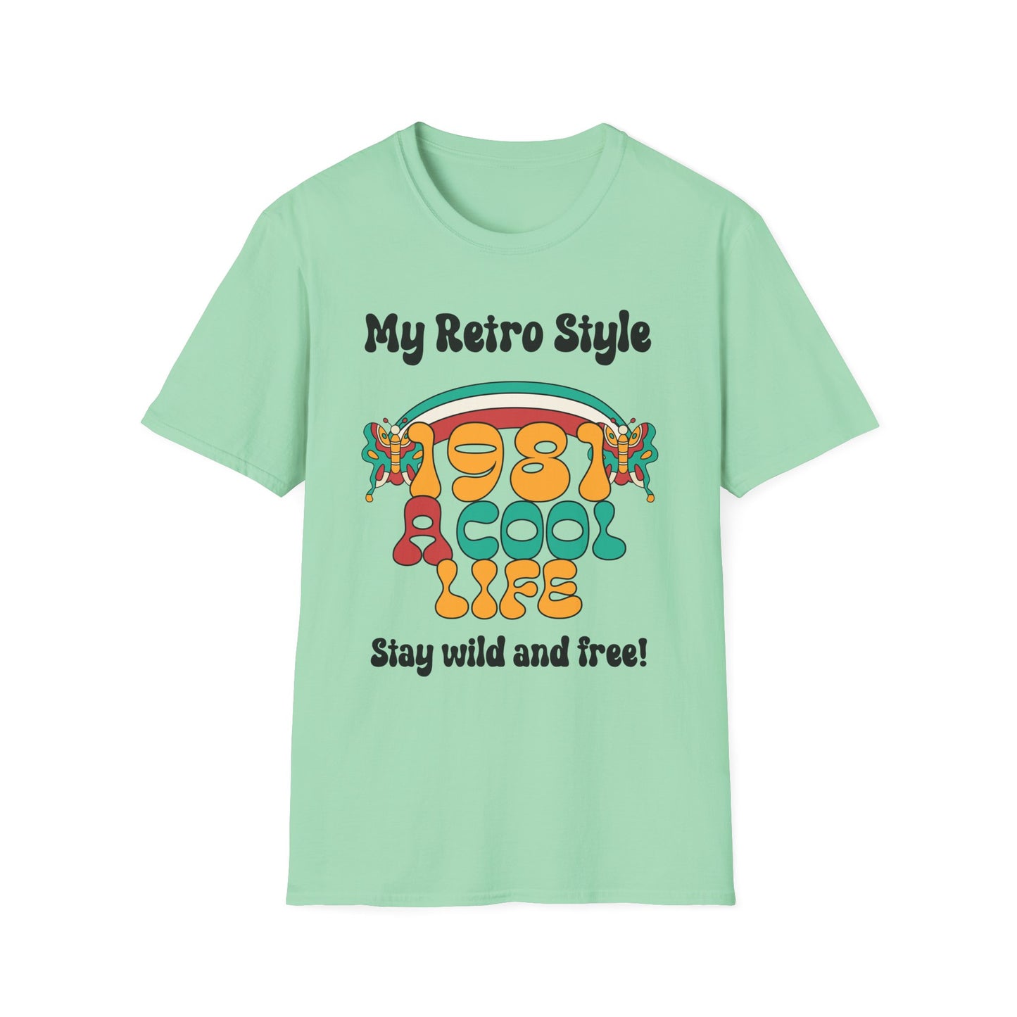 Retro T Shirt, Retro Design Shirt, Retro Art Tee Shirt, T-shirt with Retro Style