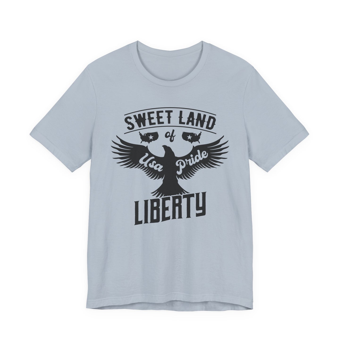 Liberty Eagle Graphic Unisex Cotton T-Shirt a4