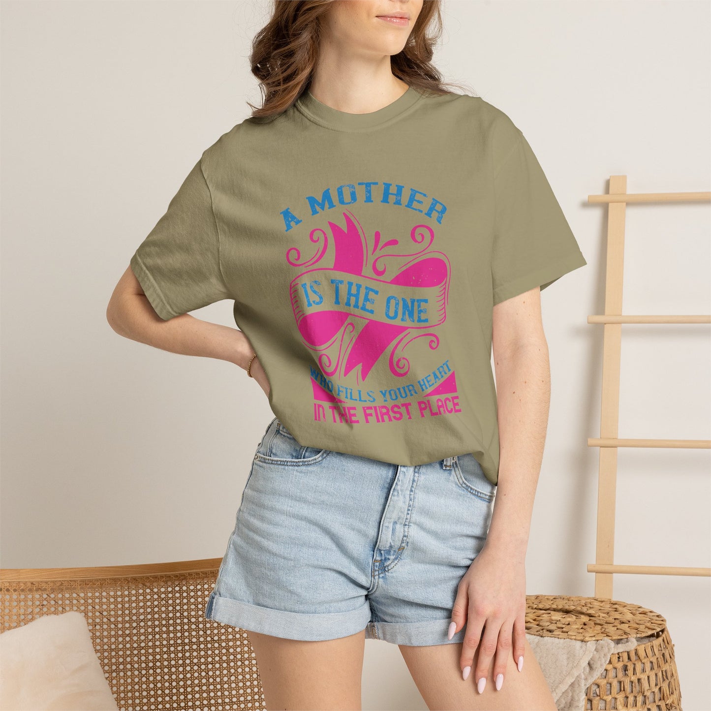 Mom T-shirt Mother Day Mama Tee Unisex Comfort Colors Garment-Dyed Cotton h54