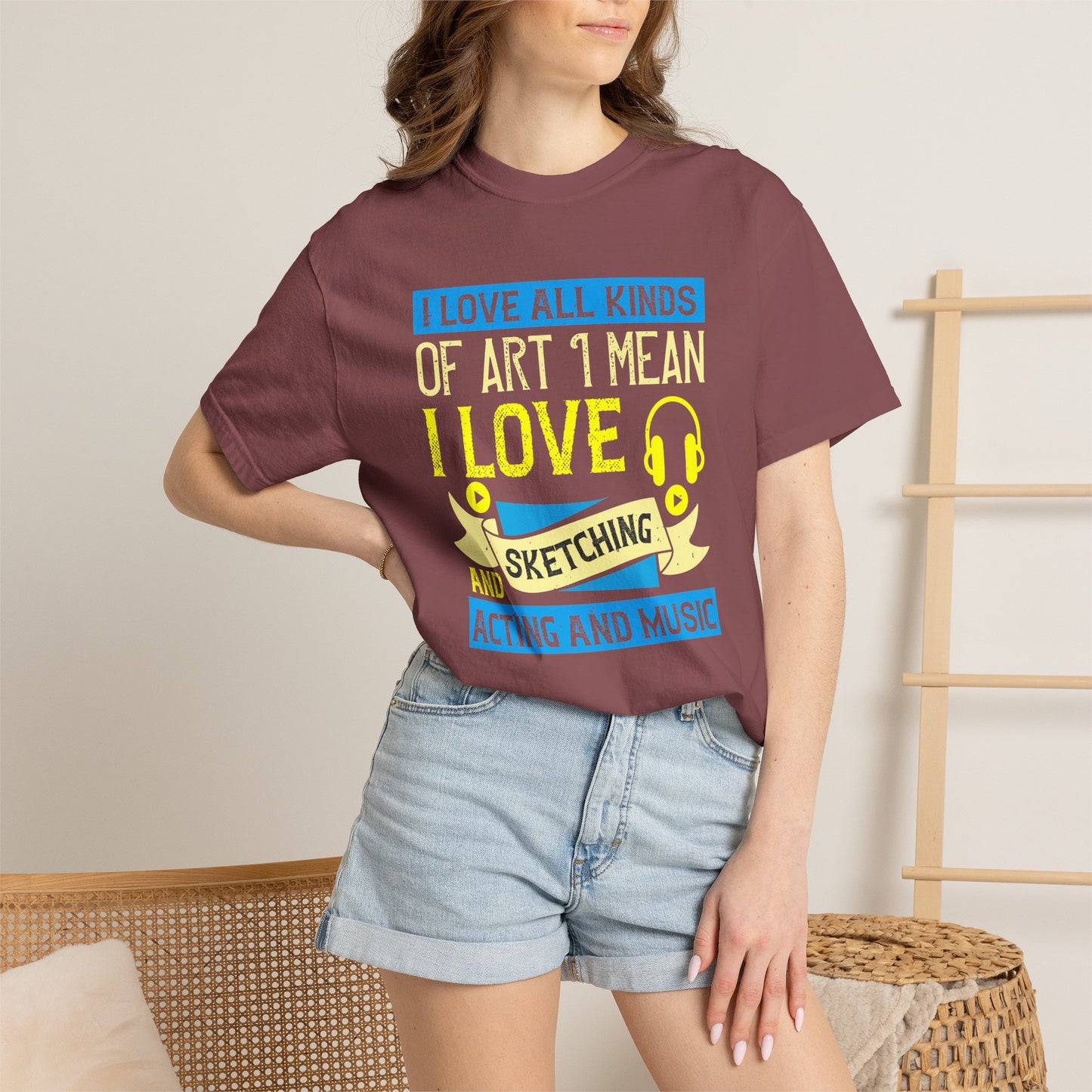 Music Graphic Design Unisex Cotton T-shirt m10