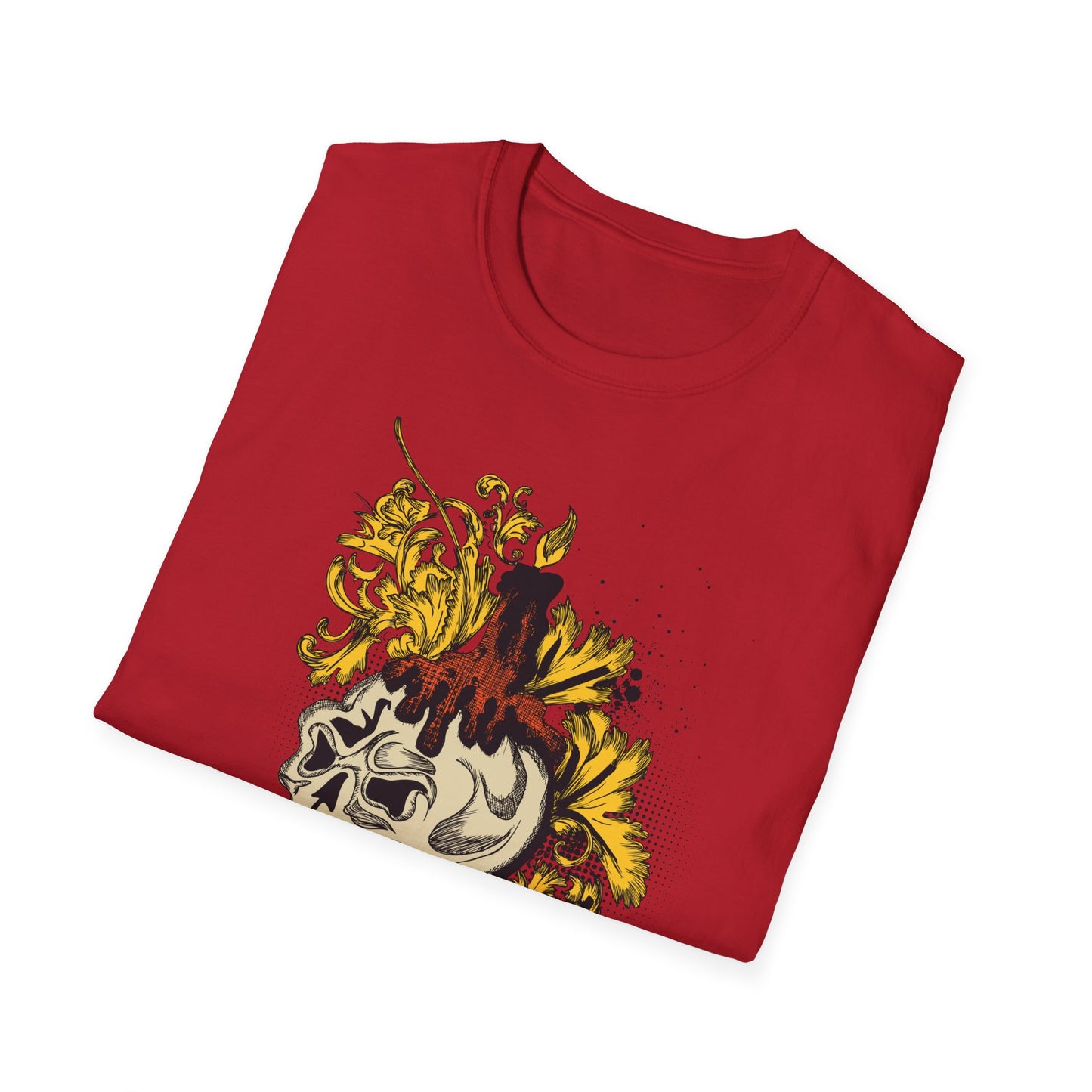 Skull T Shirt, Skull Design Shirt, Skull Art Tee Shirt, T-shirt with Skull 1