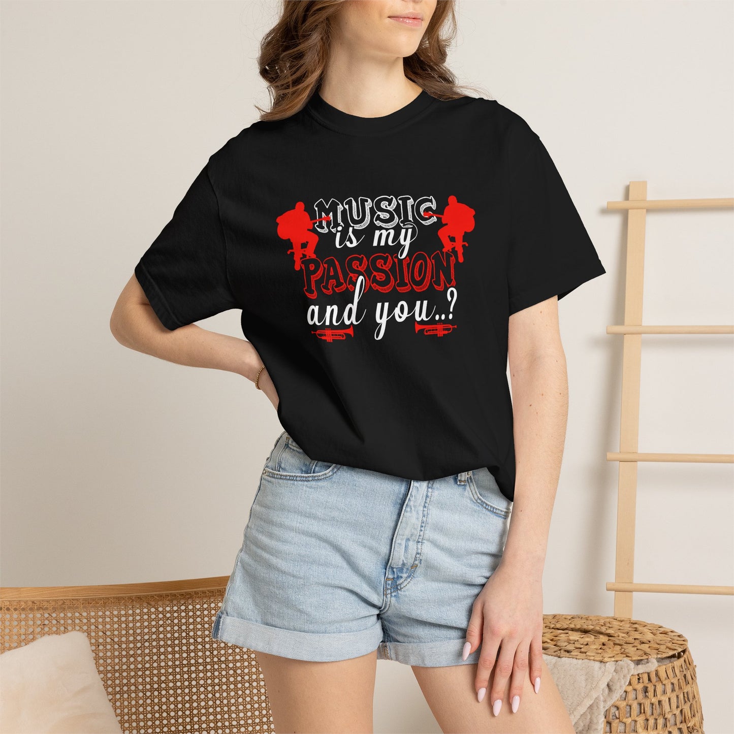 Music Graphic Design Unisex Cotton T-shirt 070