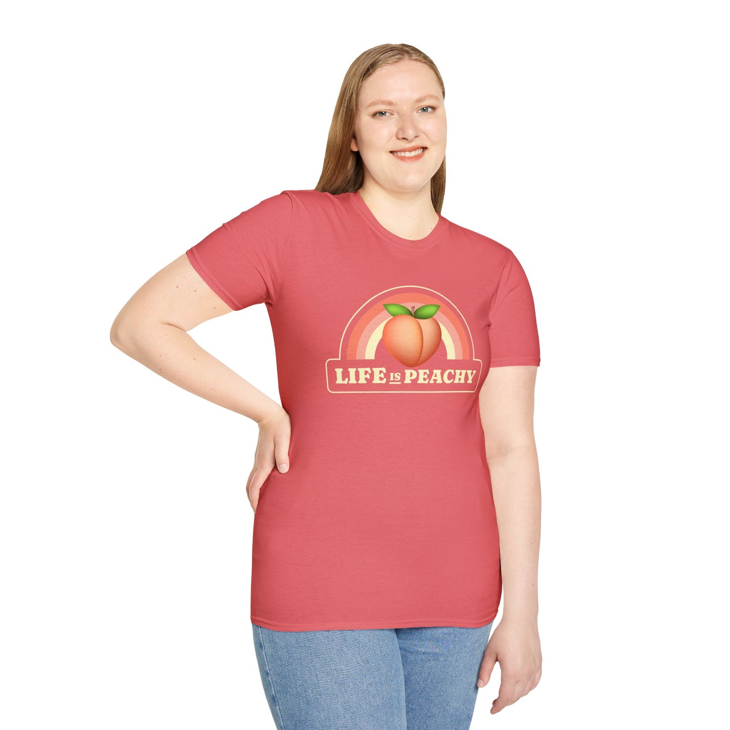 Food Tees, Funny Food T Shirts, Funny T Shirts, Shirt with Fruits, Shirt with Peach