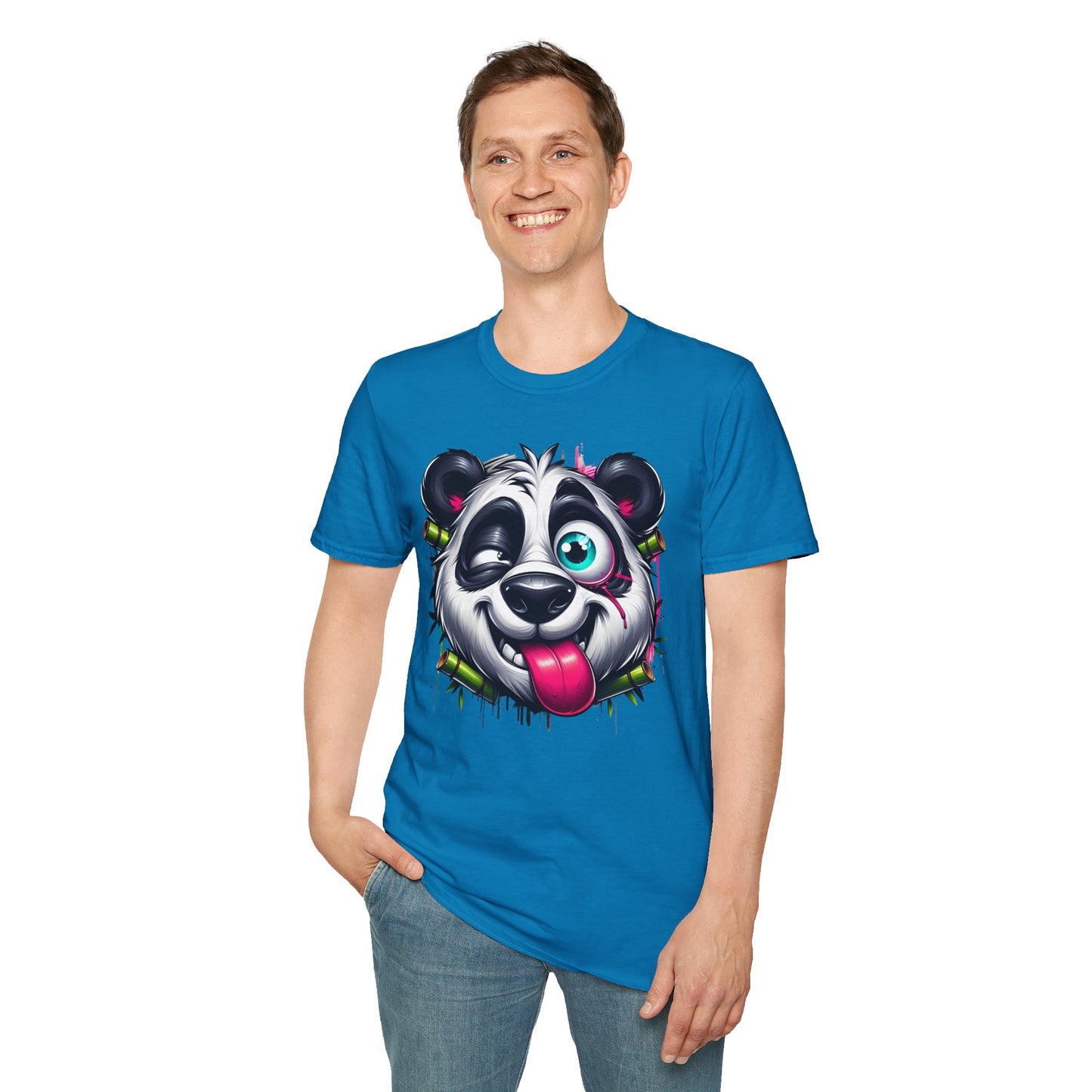 Animals Tees, Funny Animals Shirt, T Shirts with Funny Animals, T-Shirt with Panda, Panda Tees