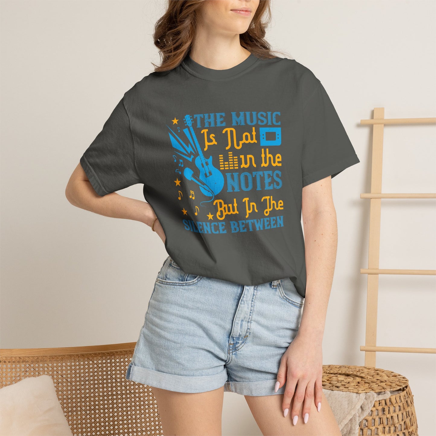 Music Graphic Design Unisex Cotton T-shirt  m44