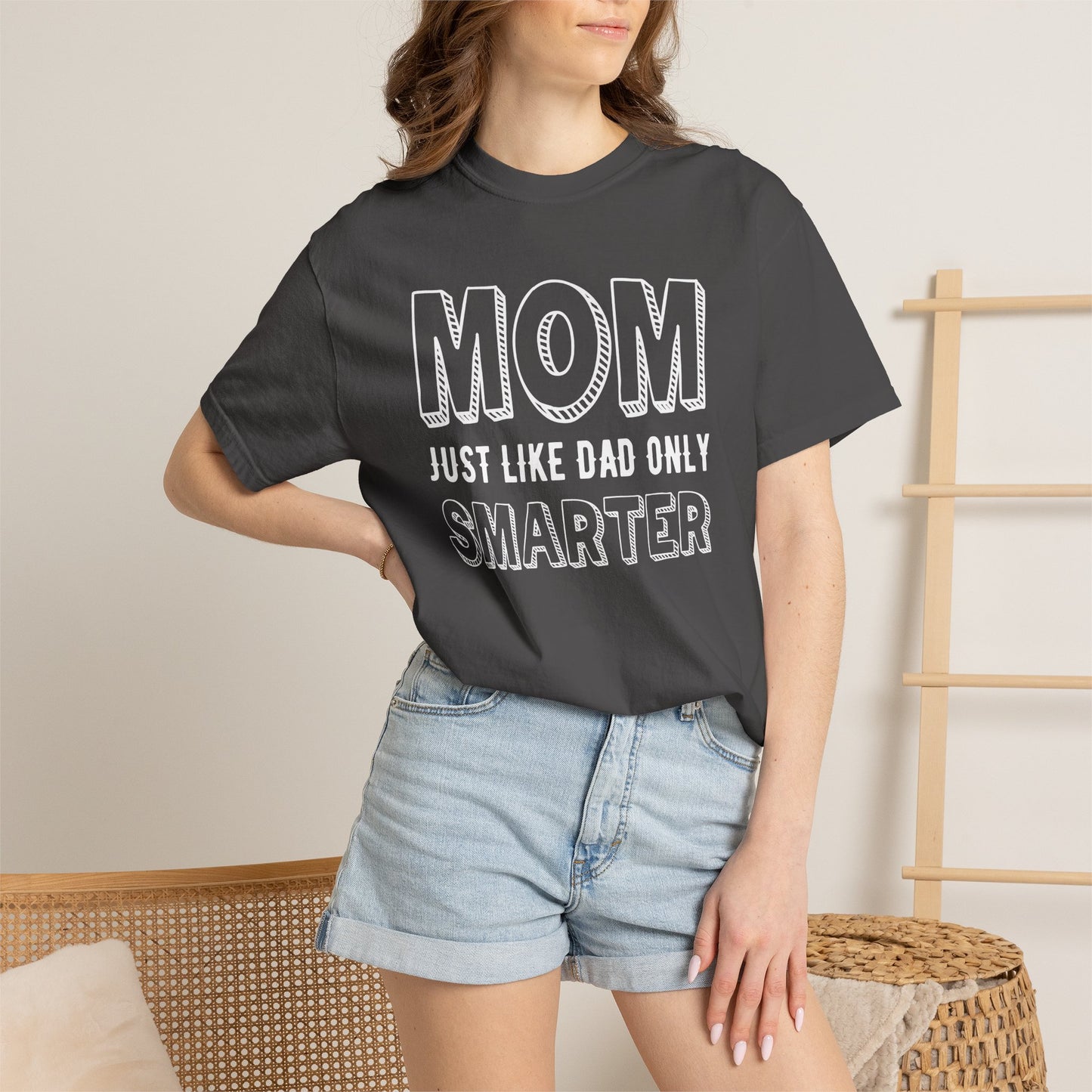 Mom T-shirt Mother's Day Mama Tee Unisex Comfort Colors Garment-Dyed Cotton h35