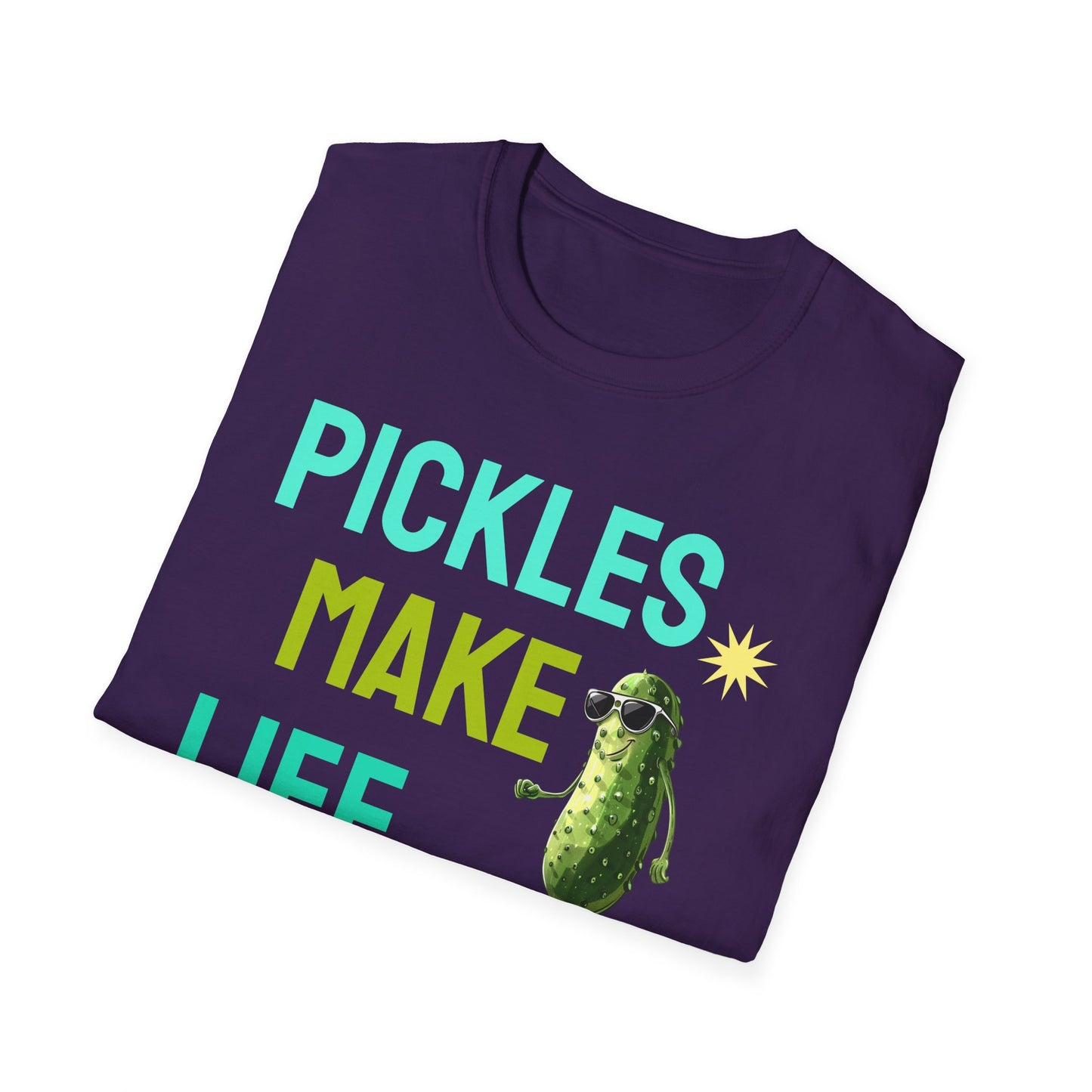 Food Tees, Funny Food T Shirts, Funny T Shirts, Shirt with Vegetables, Shirt with Pickle