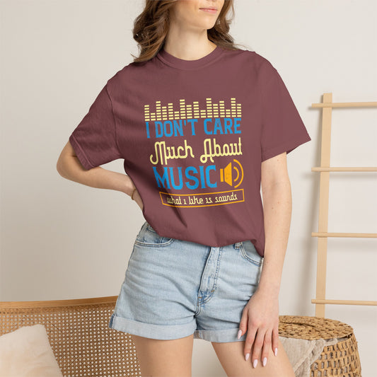 Music Graphic Design Unisex Cotton T-shirt m6
