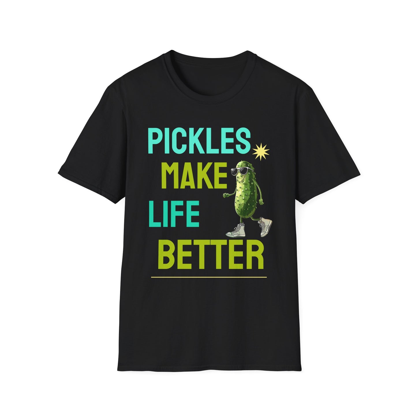 Food Tees, Funny Food T Shirts, Funny T Shirts, Shirt with Vegetables, Shirt with Pickle