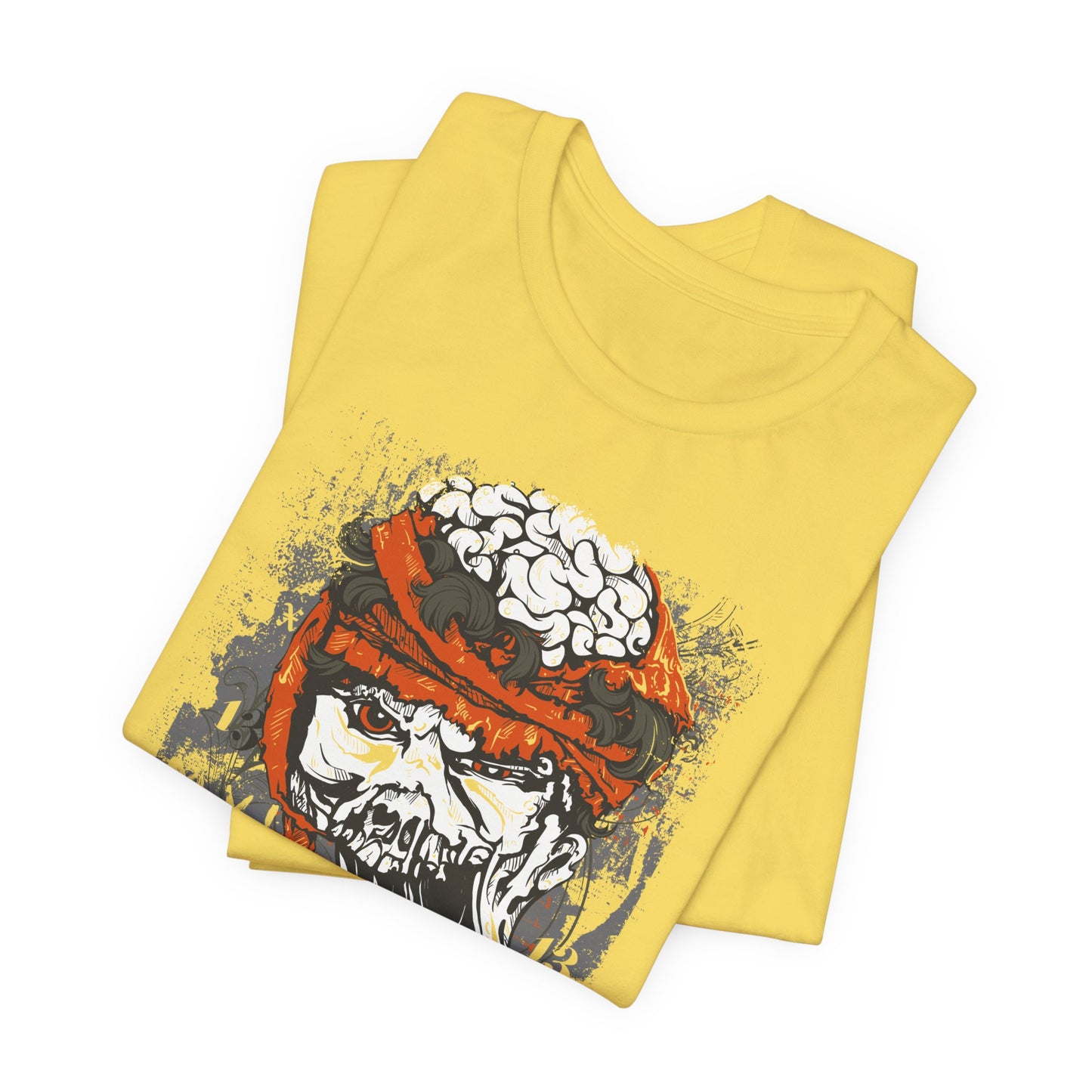 Skull Graphic Unisex Cotton T-Shirt r10