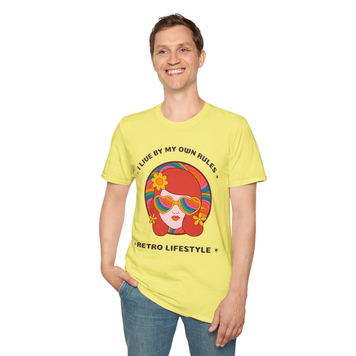 Retro T Shirt, Retro Design Shirt, Retro Art Tee Shirt, T-shirt with Retro Style