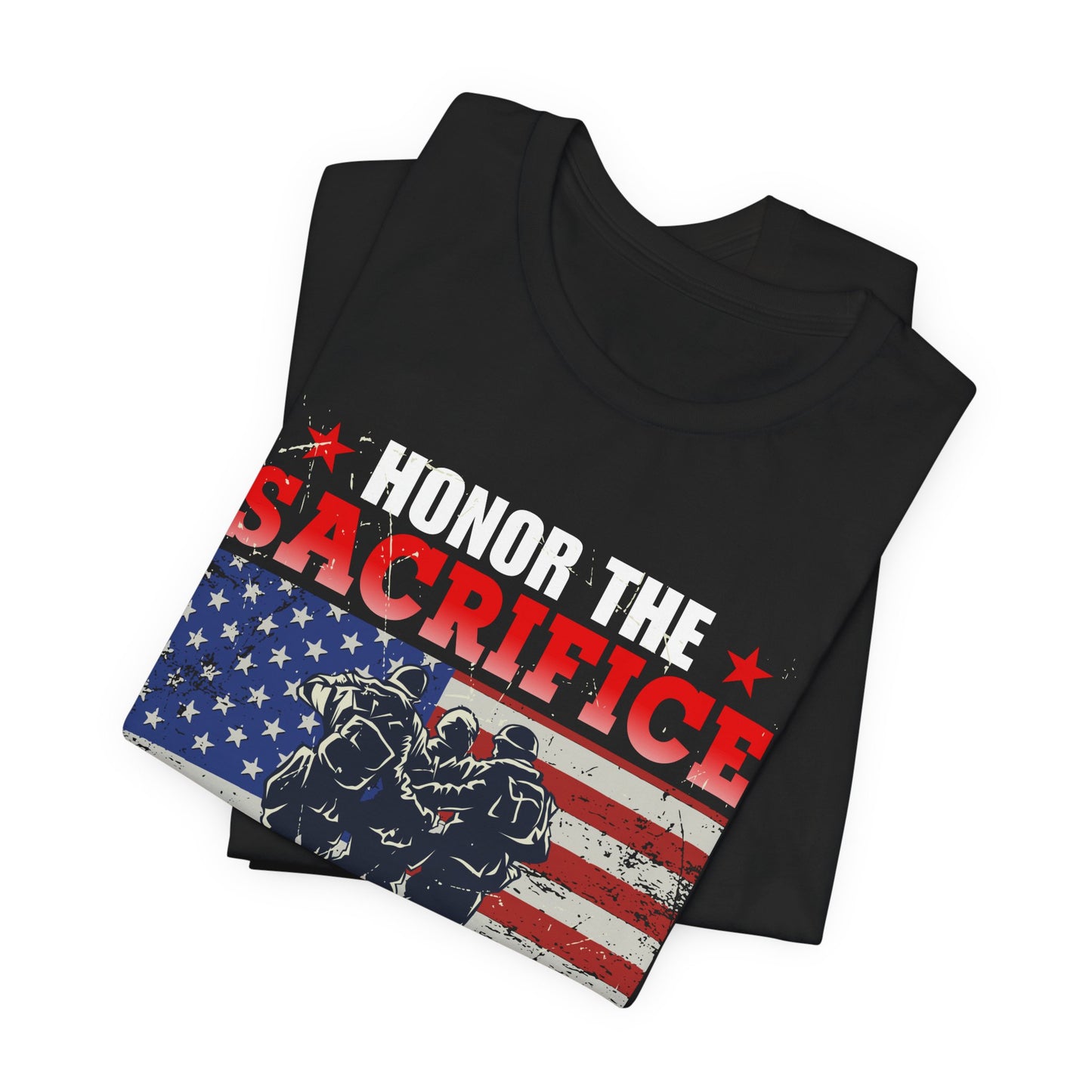 American Flag Graphic Unisex Cotton T-Shirt v24
