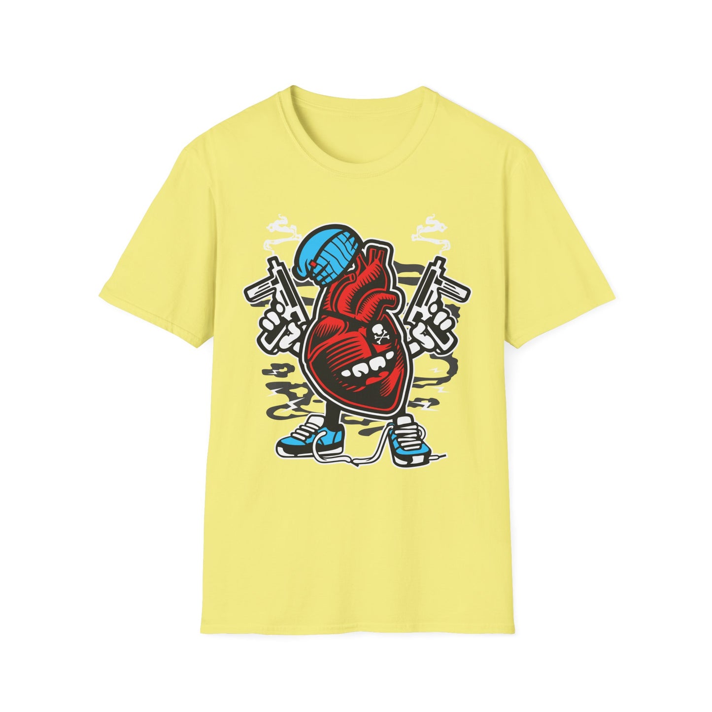 Cartoon T Shirt Animation T Shirt Funny Tee Unisex Gildan Softstyle 64000 100 Percent Cotton