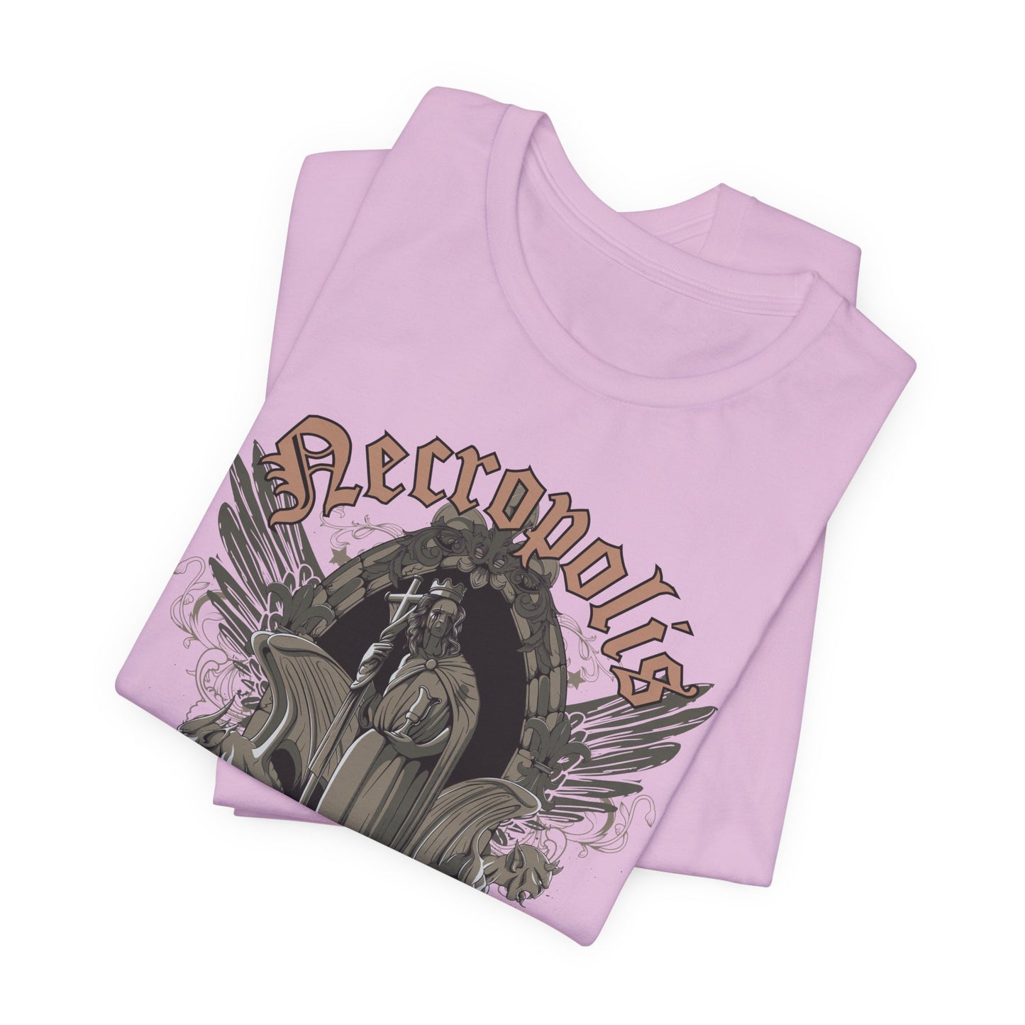 Gothic Skull Graphic Unisex Cotton T-Shirt r7