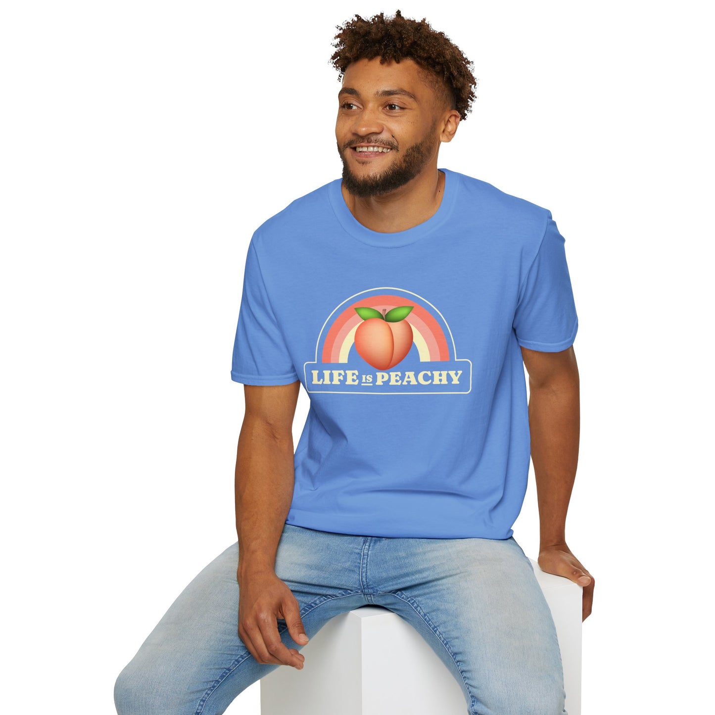 Food Tees, Funny Food T Shirts, Funny T Shirts, Shirt with Fruits, Shirt with Peach