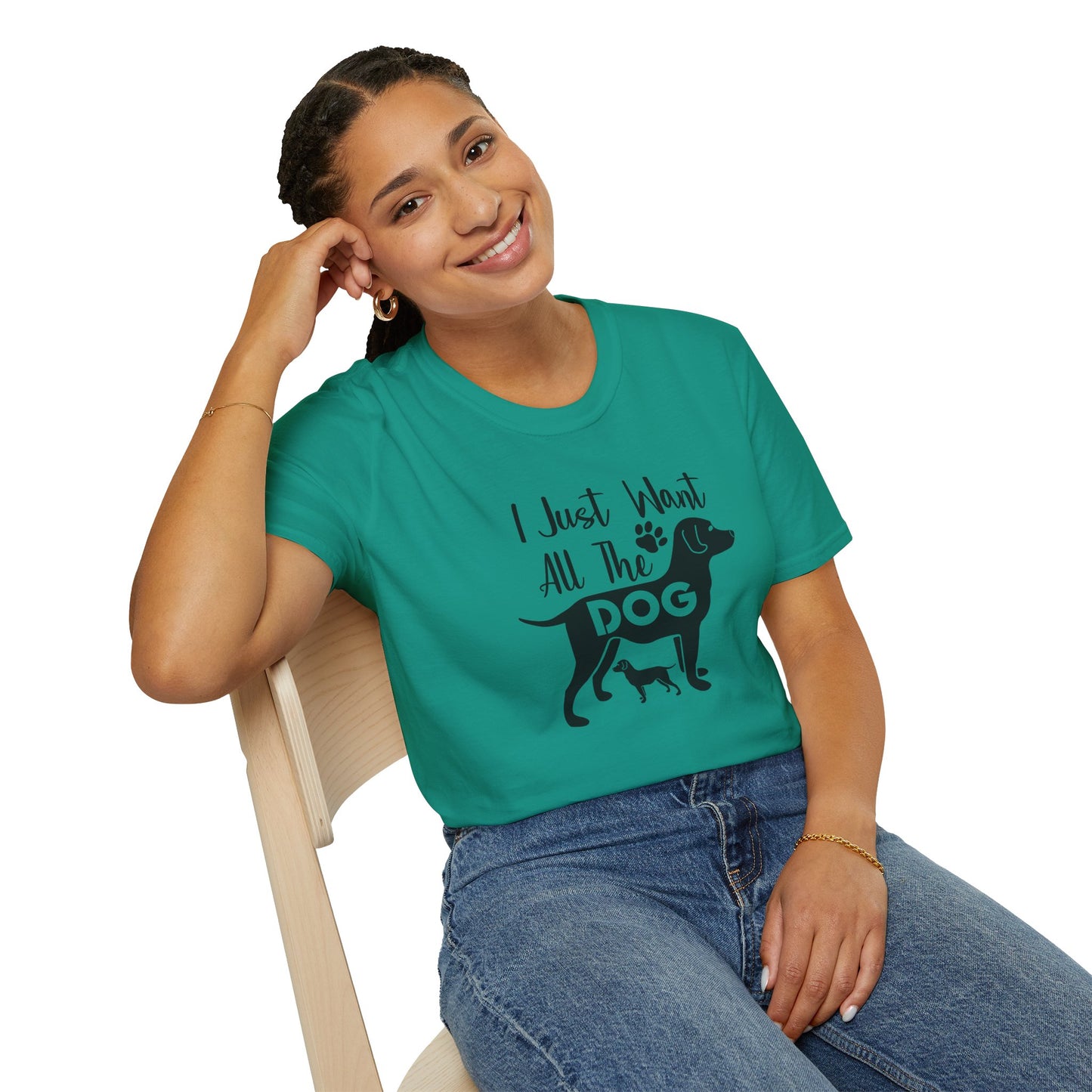 Dog Slogan T Shirts With Funny Quotes Unisex Gildan Softstyle 64000 Premium Cotton Tee