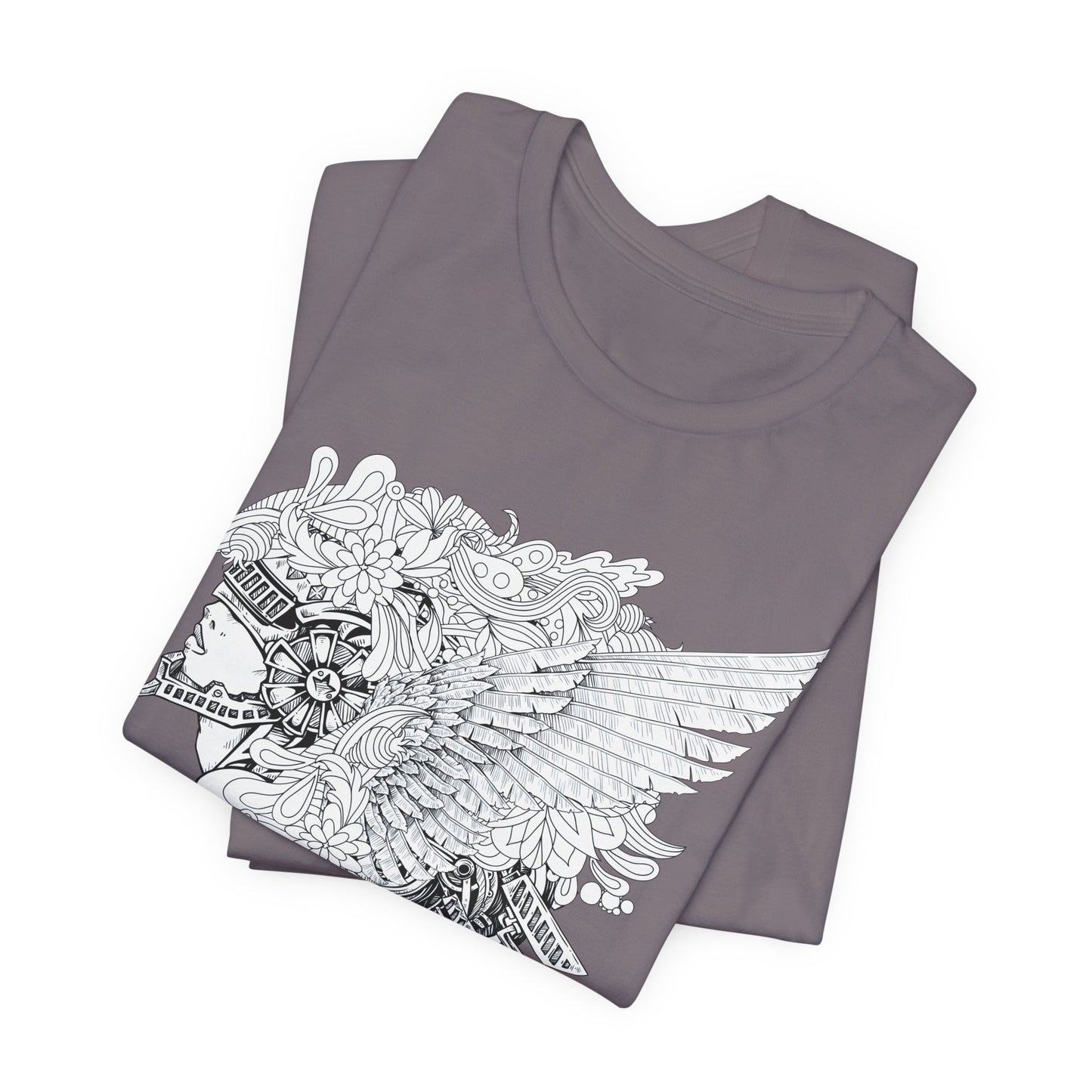 Eagle Illustration Graphic Unisex Cotton T-Shirt r26