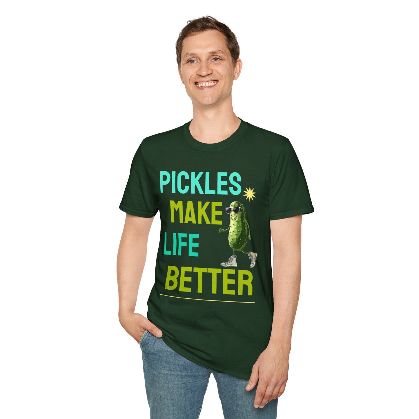 Food Tees, Funny Food T Shirts, Funny T Shirts, Shirt with Vegetables, Shirt with Pickle