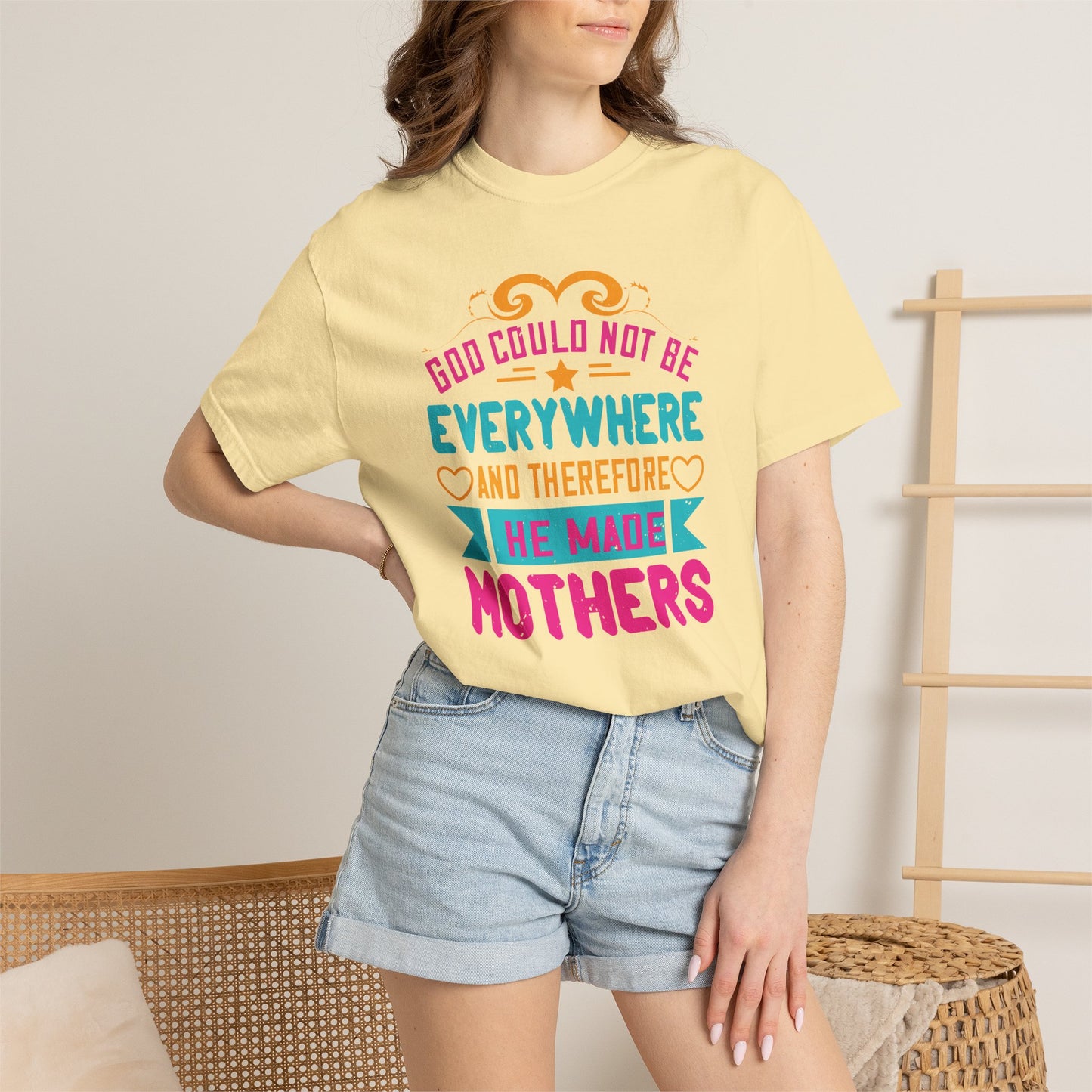 Mom T-shirt Mother Day Mama Tee Unisex Comfort Colors Garment-Dyed Cotton h70