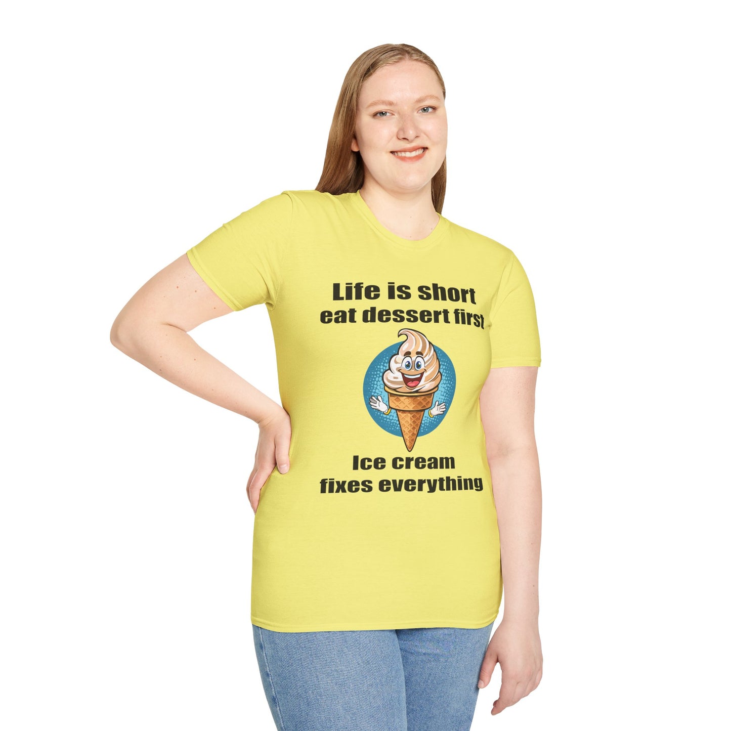 Food Tees, Funny Food T Shirts, Funny T Shirts, Shirt with Food, Junk Food Tees, Shirt with Ice Cream, Ice Cream T-Shirt