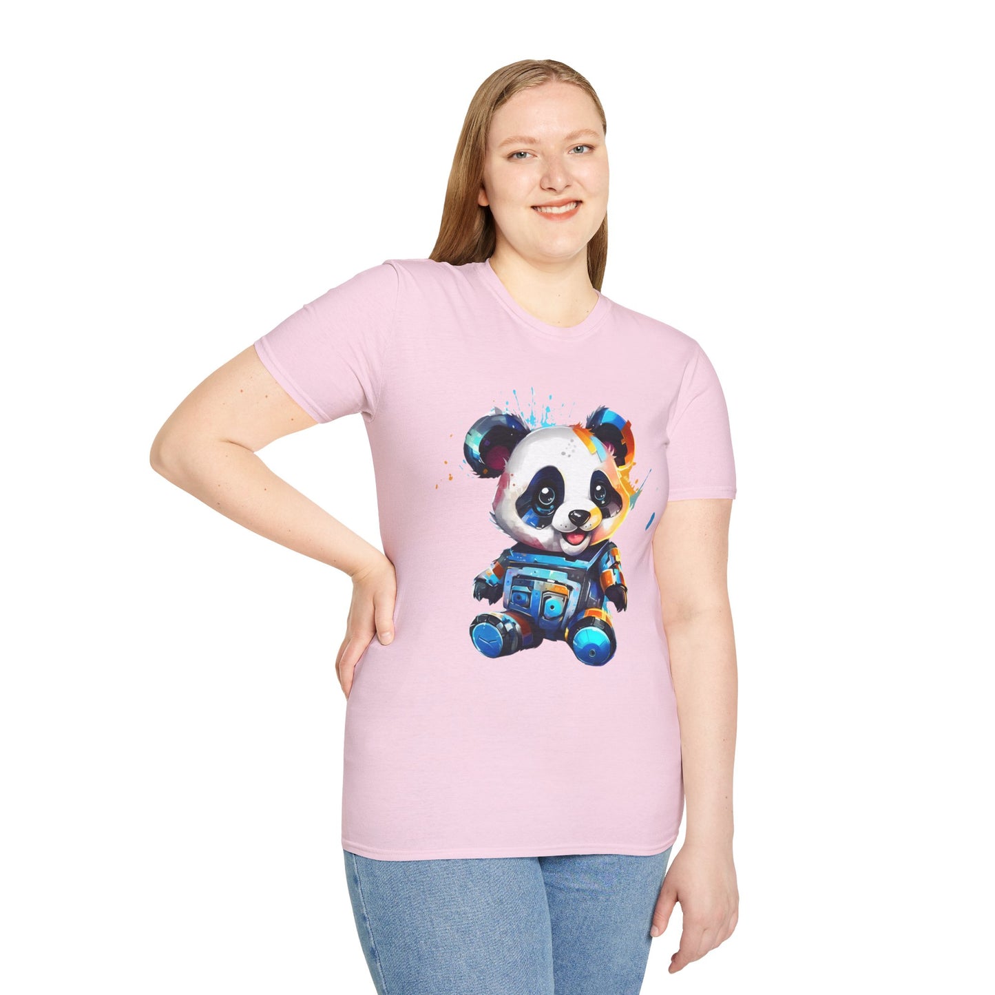 Animals Tees, Funny Animals Shirt, T Shirts with Funny Animals, T-Shirt with Panda, Panda Tees