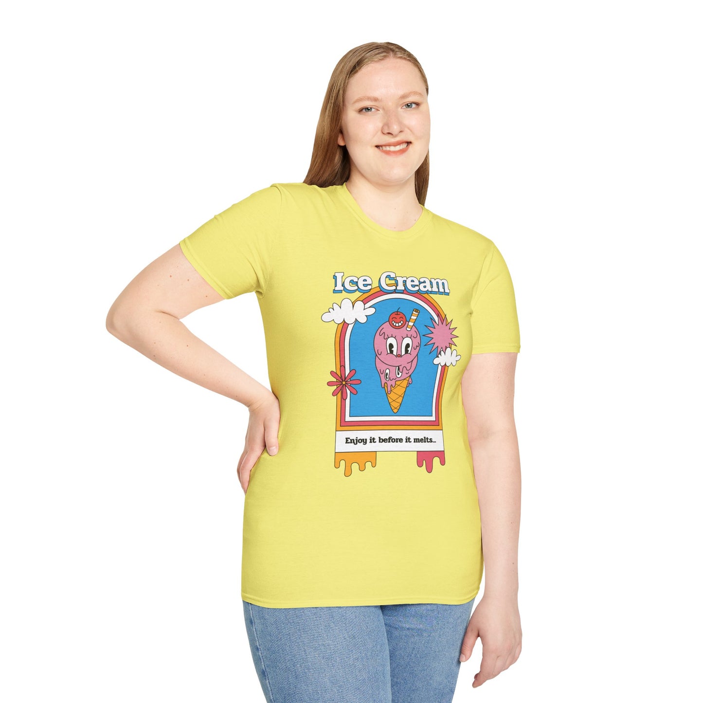 Food Tees, Funny Food T Shirts, Funny T Shirts, Shirt with Food, Junk Food Tees, Shirt with Ice Cream, Ice Cream T-Shirt