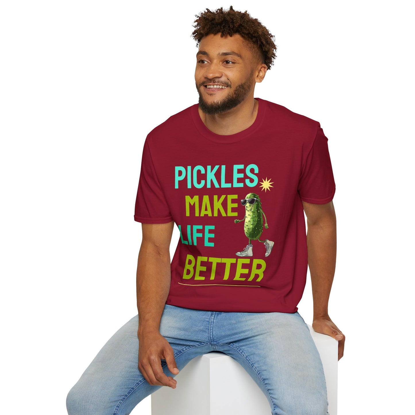 Food Tees, Funny Food T Shirts, Funny T Shirts, Shirt with Vegetables, Shirt with Pickle