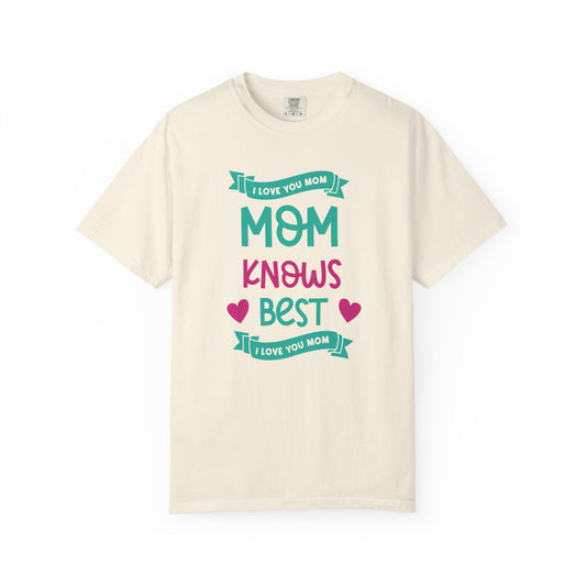 Mom T-shirt Mother's Day Mama Tee Unisex Comfort Colors Garment-Dyed Cotton h16