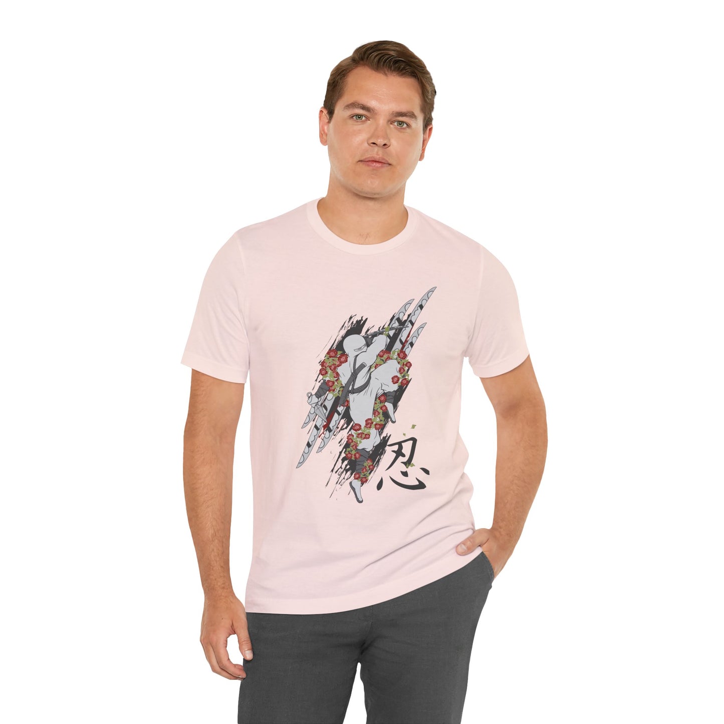 Ninja Samurai Artwork Graphic Unisex Cotton T-Shirt r5