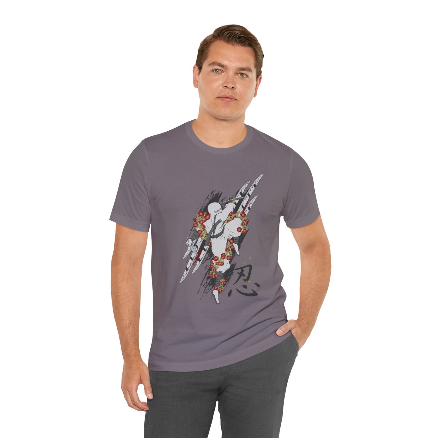 Ninja Samurai Artwork Graphic Unisex Cotton T-Shirt r5