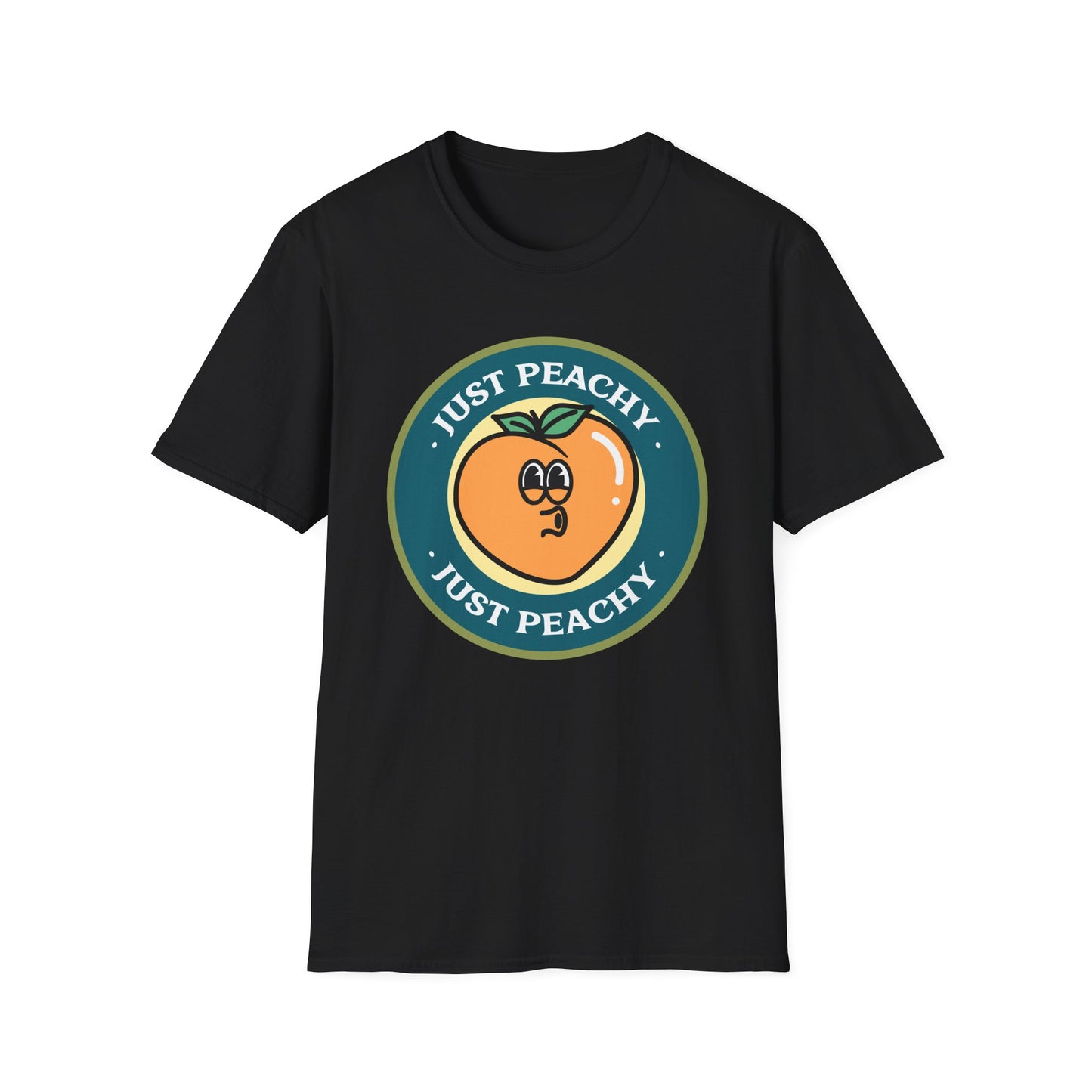 Food Tees, Funny Food T Shirts, Funny T Shirts, Shirt with Fruits, Shirt with Peach