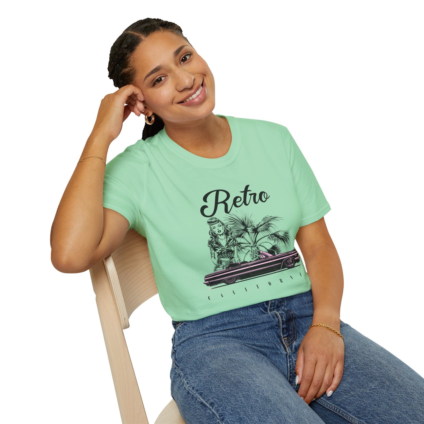 Retro T Shirt, Retro Design Shirt, Retro Art Tee Shirt, T-shirt with Retro Style