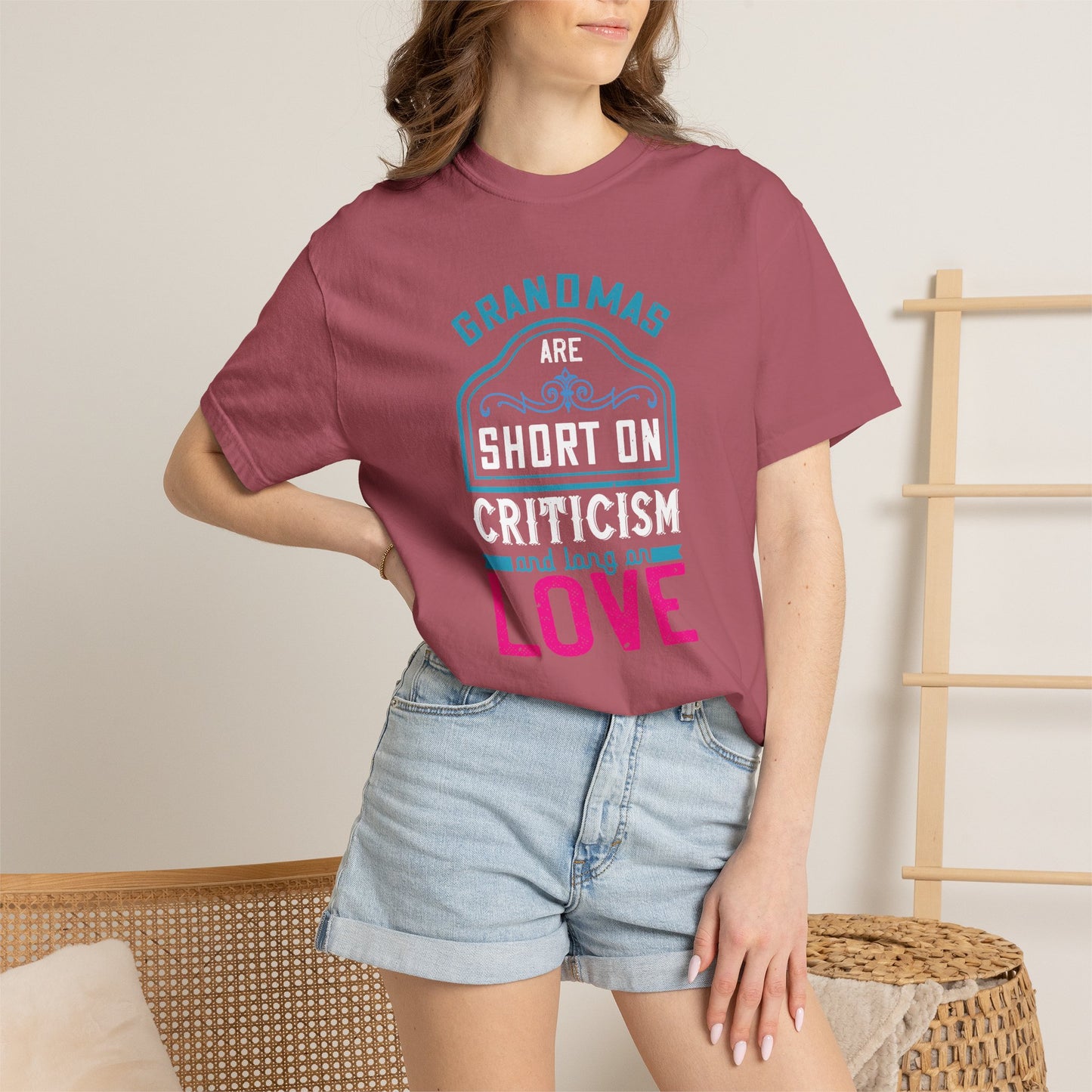 Grandmas T-shirt Mother Day Mama Tee Unisex Comfort Colors Garment-Dyed Cotton h69