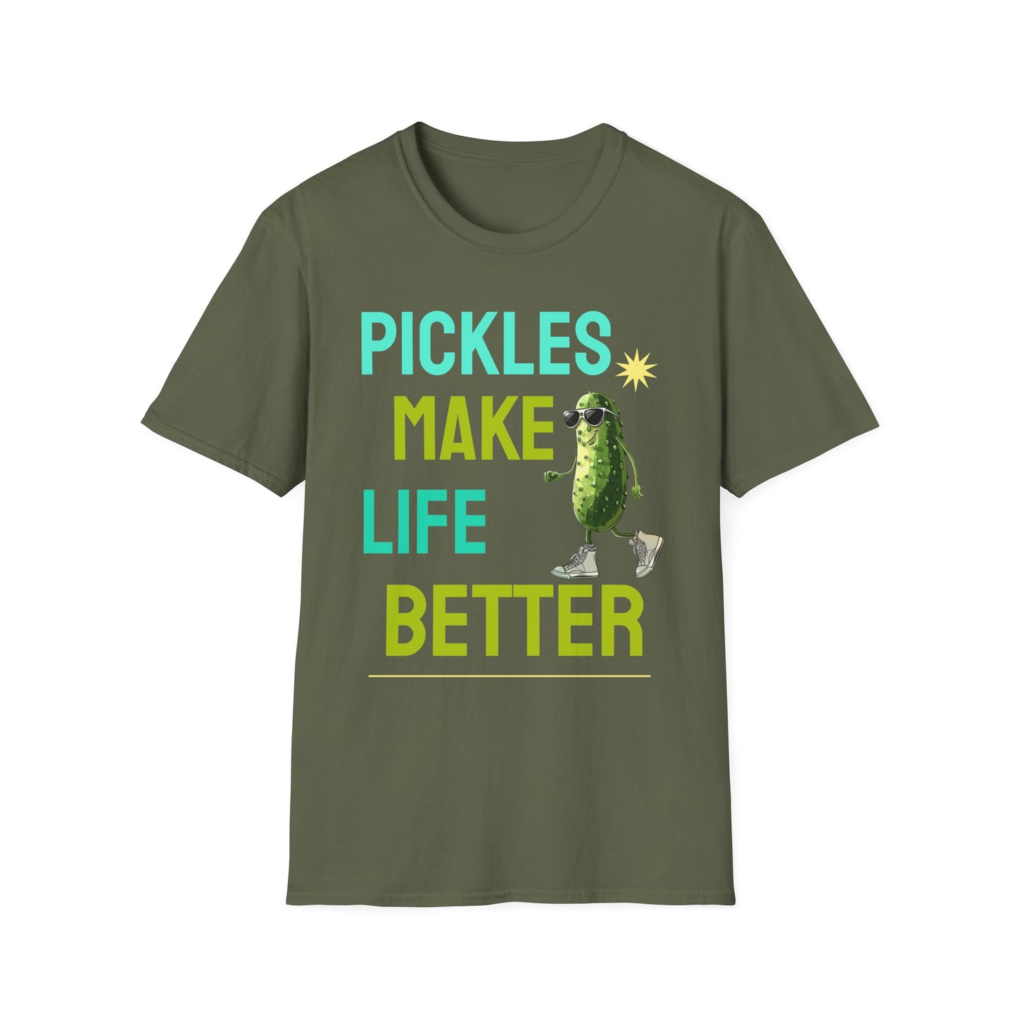 Food Tees, Funny Food T Shirts, Funny T Shirts, Shirt with Vegetables, Shirt with Pickle
