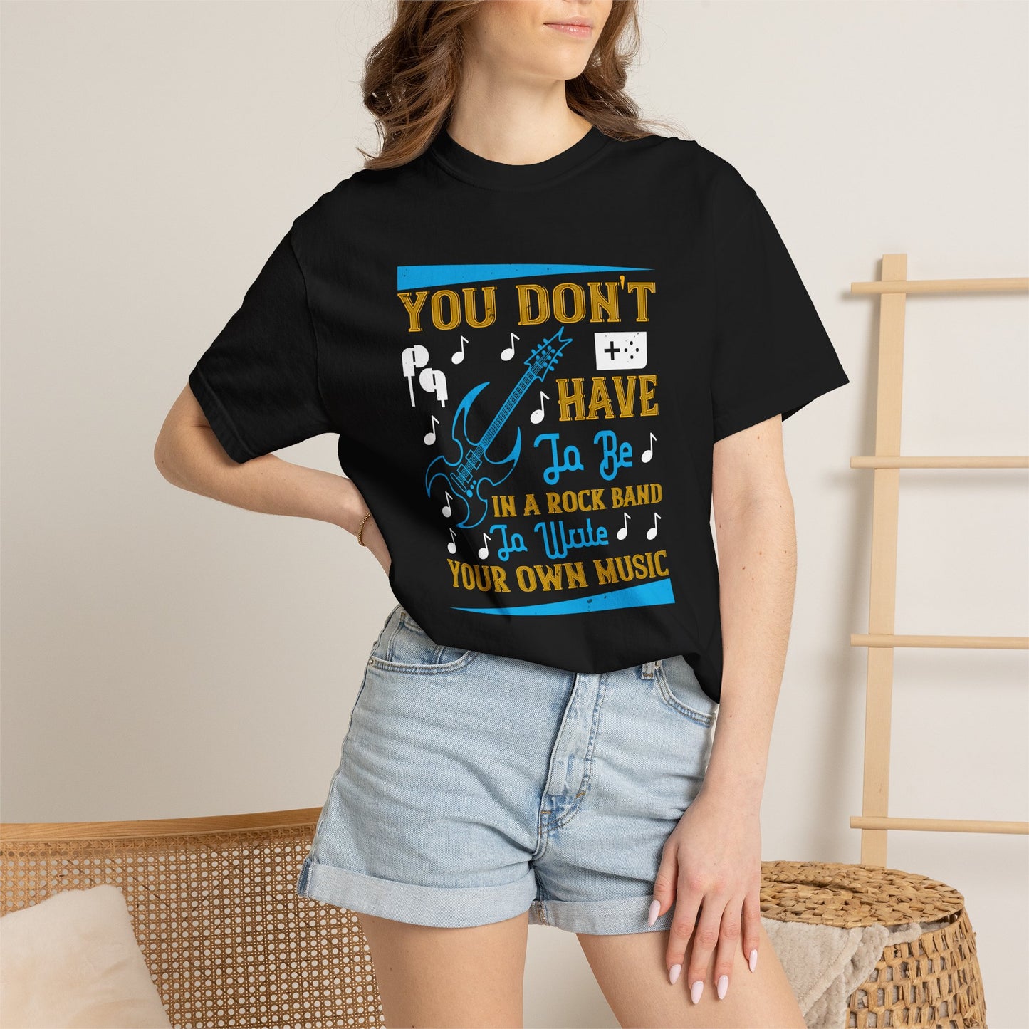 Music Graphic Design Unisex Cotton T-shirt u1