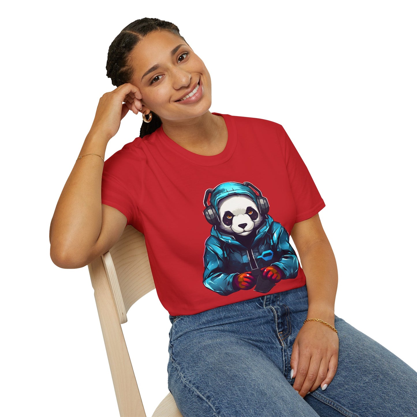 Animals Tees, Funny Animals Shirt, T Shirts with Funny Animals, T-Shirt with Panda, Panda Tees