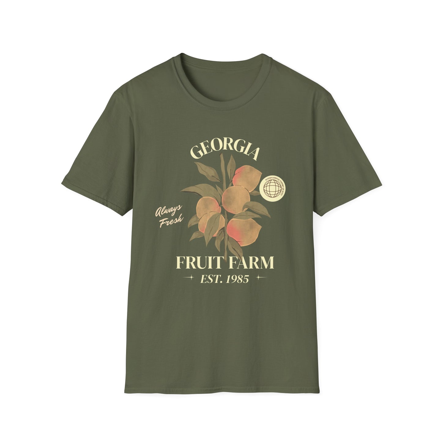 Food Tees, Funny Food T Shirts, Funny T Shirts, Shirt with Fruits, Shirt with Peach