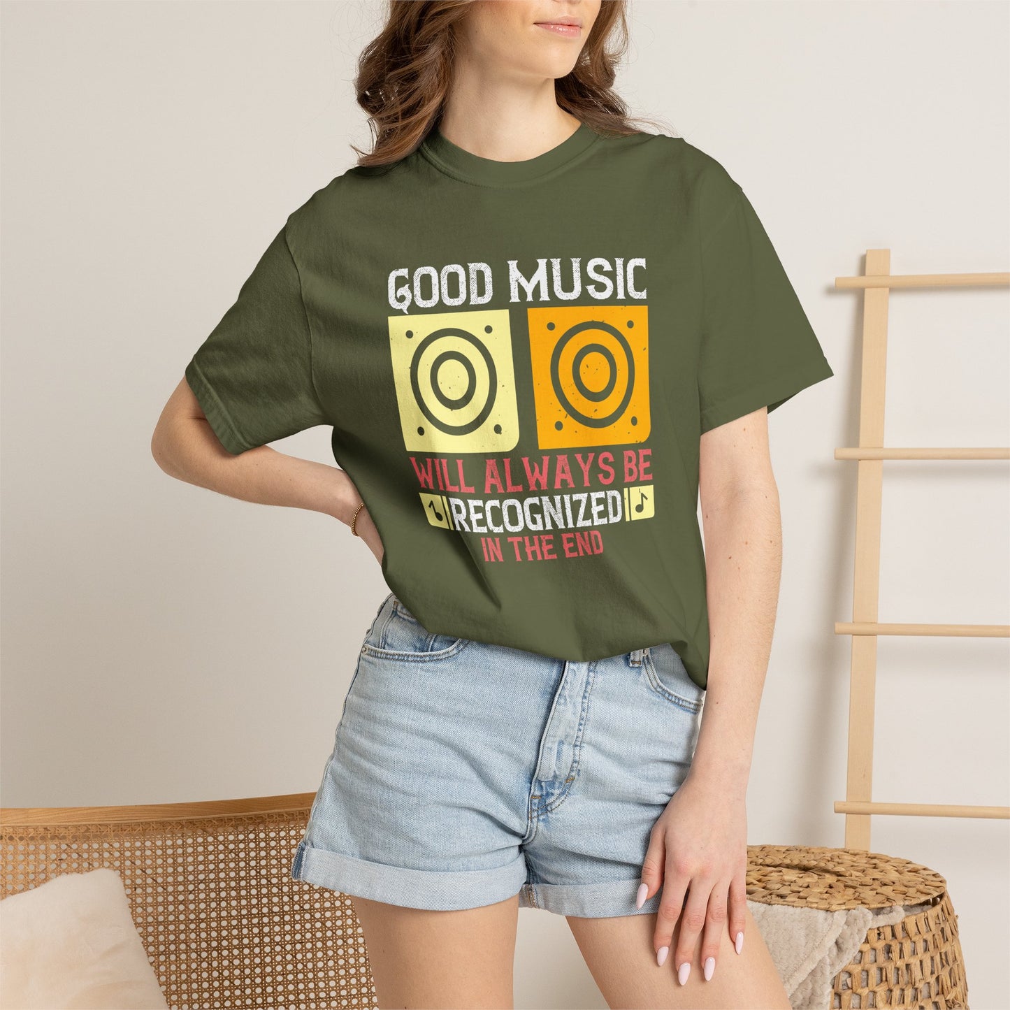 Music Graphic Design Unisex Cotton T-shirt m2