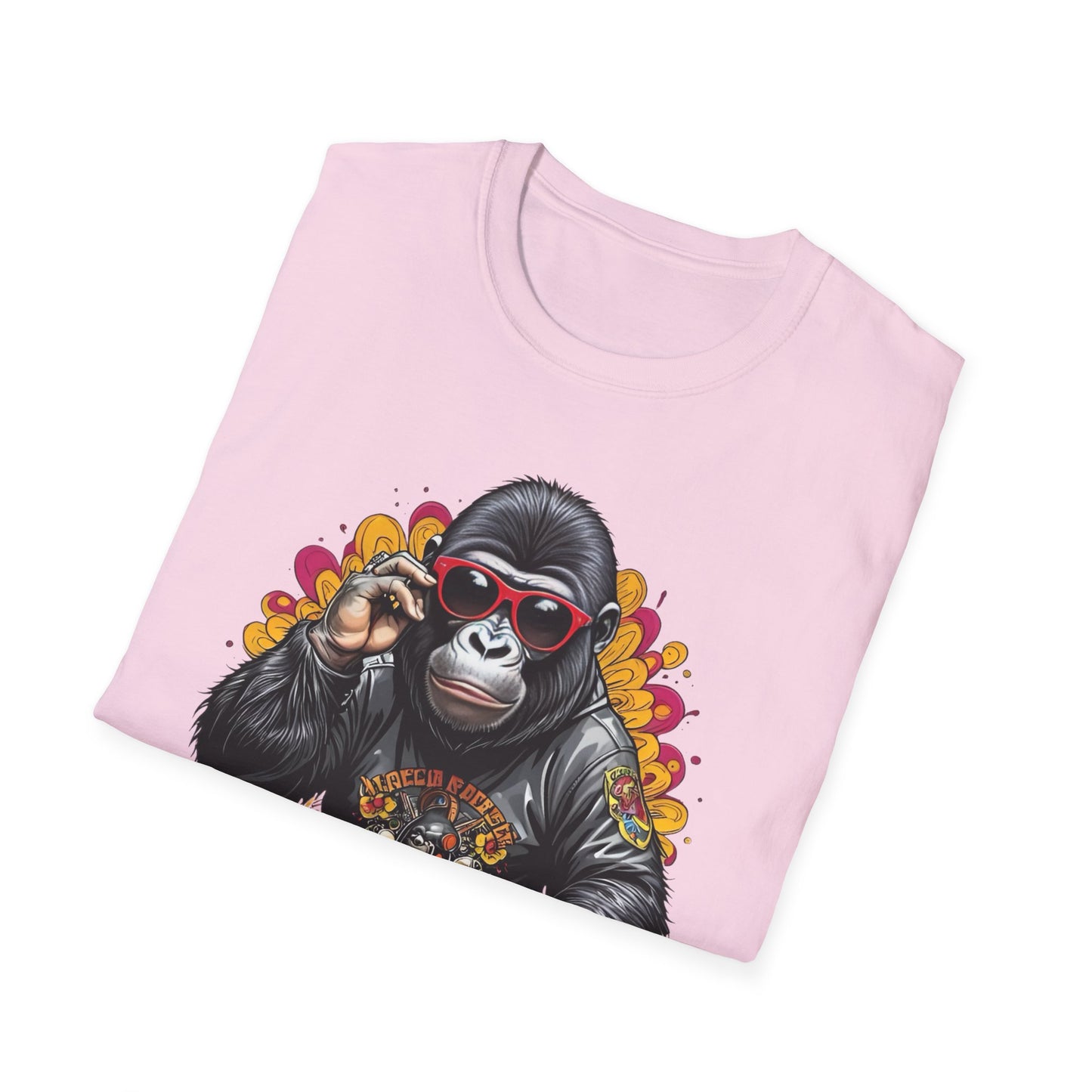 Animals Tees, Funny Animals Shirt, T Shirts with Funny Animals, T-Shirt with Gorilla, Monkey Tees