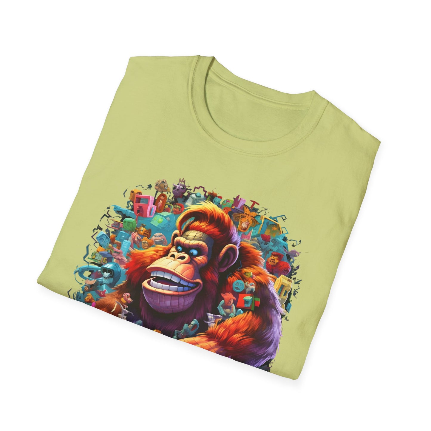 Animals Tees, Funny Animals Shirt, T Shirts with Funny Animals, T-Shirt with Gorilla, Monkey Tees