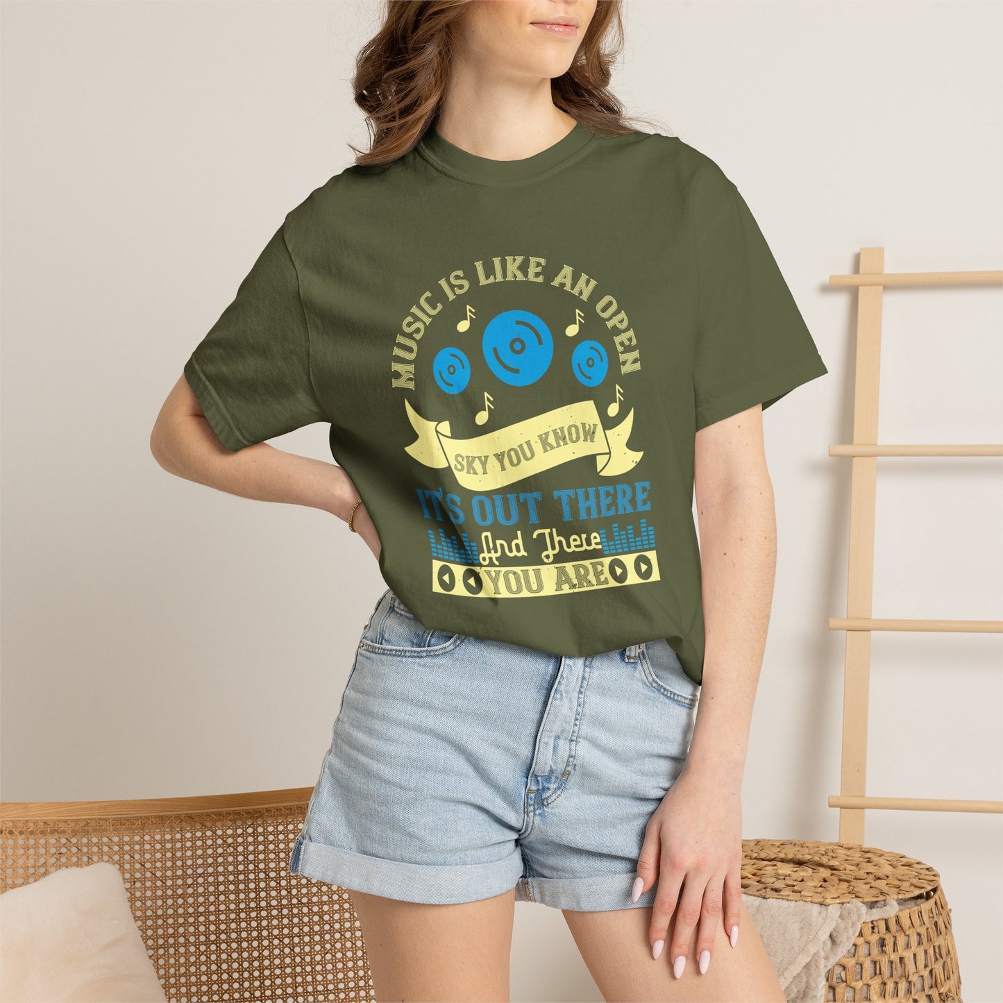 Music Graphic Design Unisex Cotton T-shirt m29