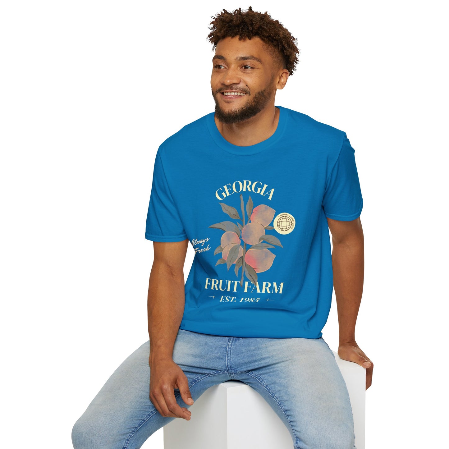 Food Tees, Funny Food T Shirts, Funny T Shirts, Shirt with Fruits, Shirt with Peach