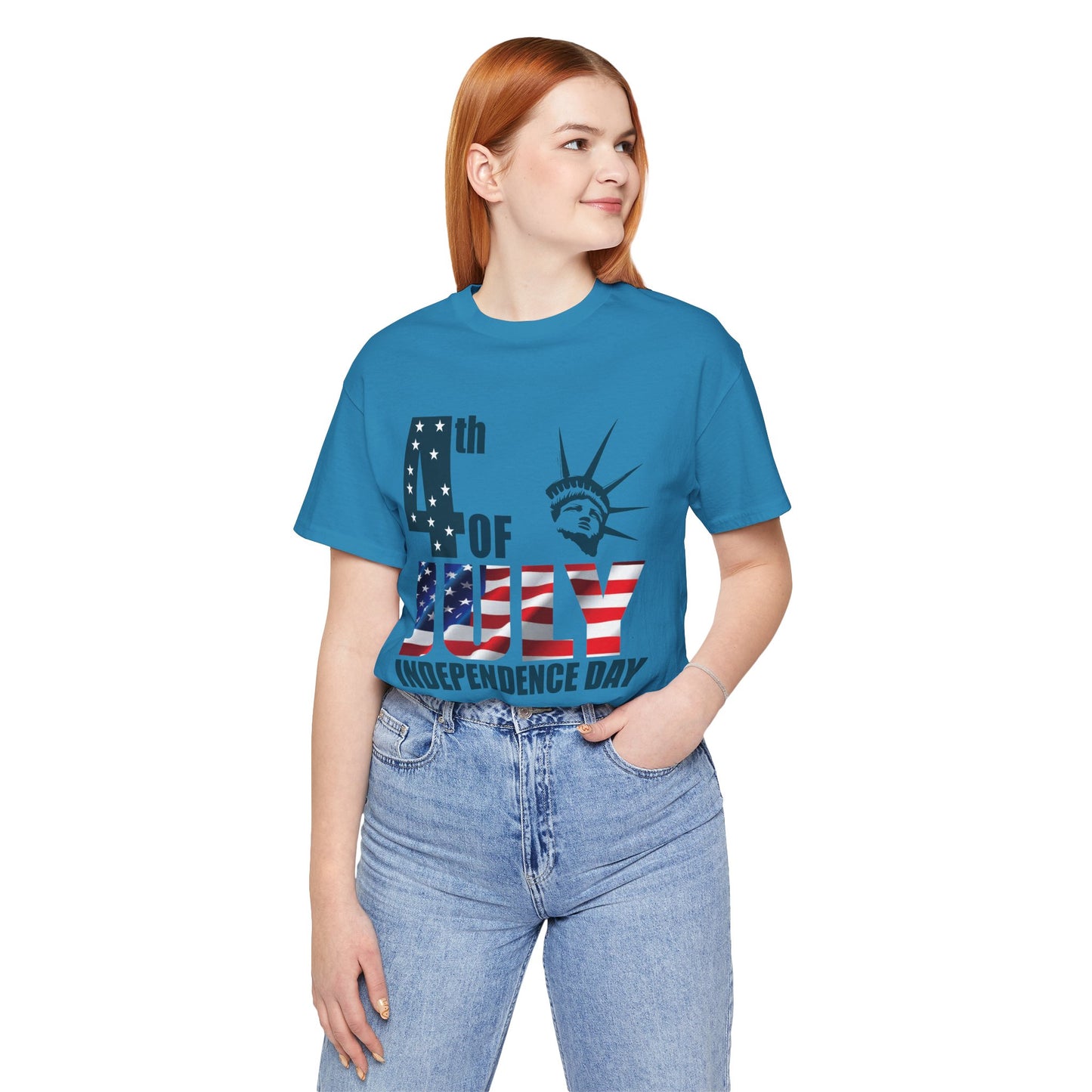 Independence Day Graphic Unisex Cotton T-Shirt 026