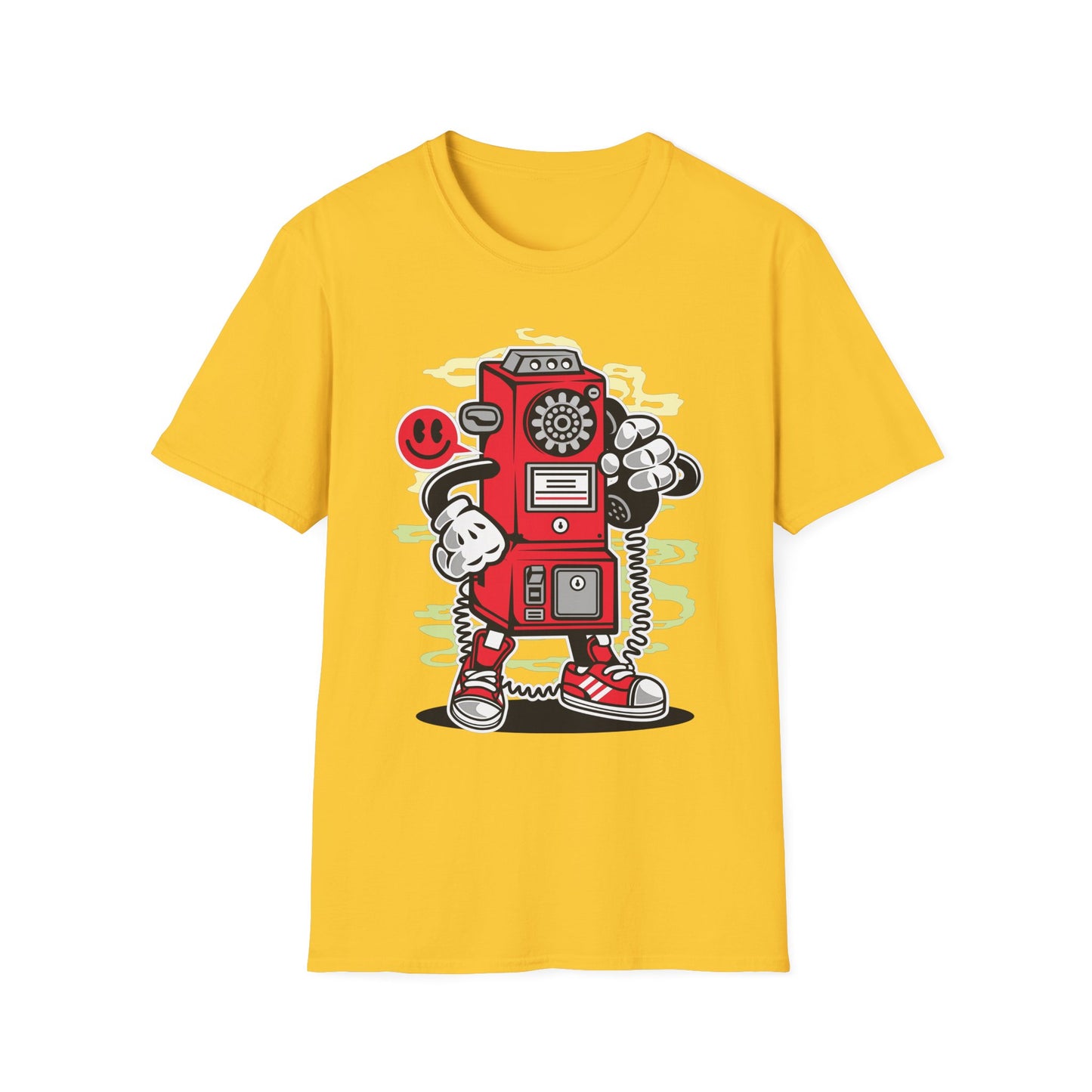 Cartoon T Shirt Animation T Shirt Funny Graphic Tee Softstyle 64000 Unisex Short Sleeve